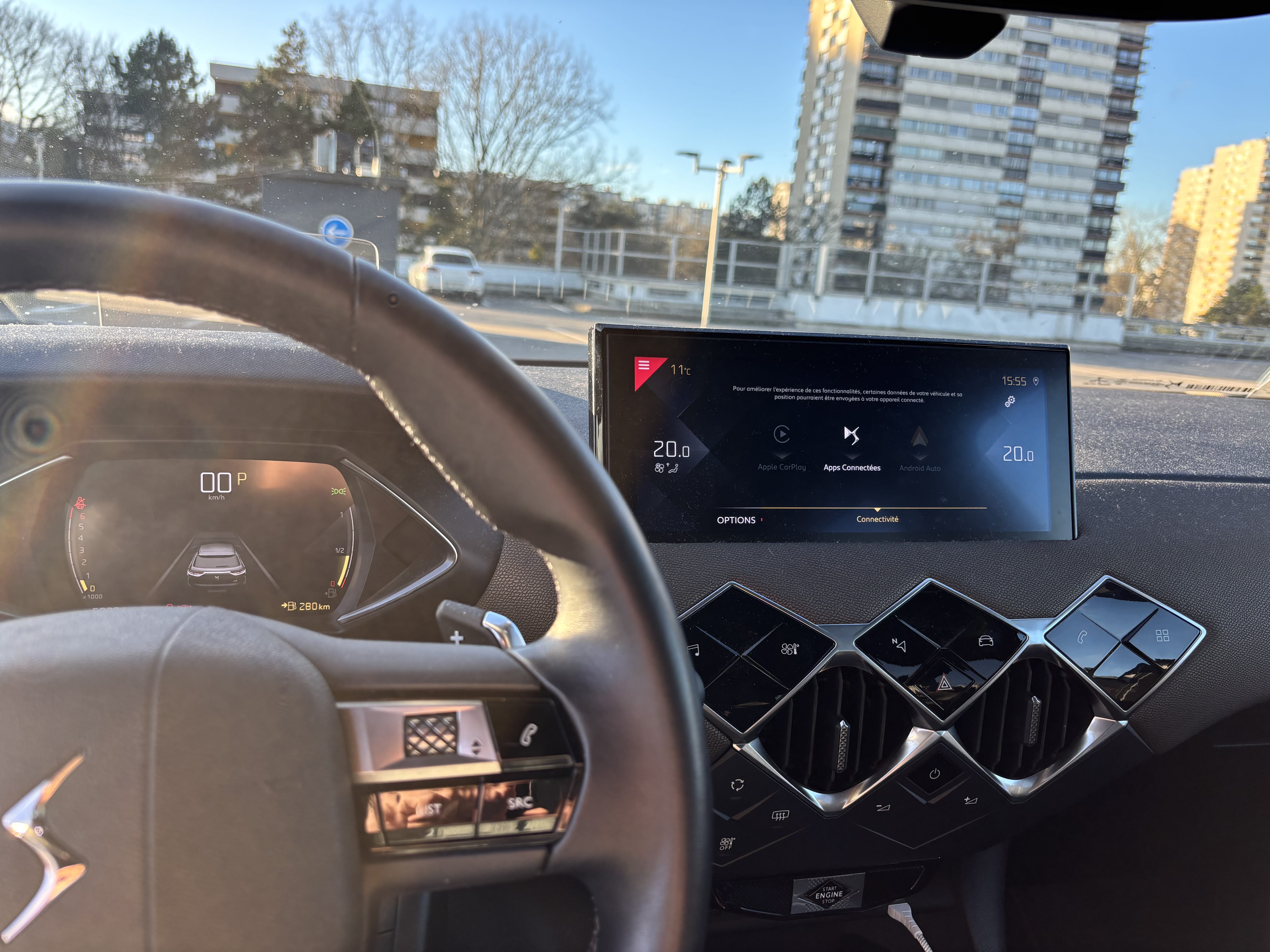 Citroen DS3 Crossback avec Pneus neige