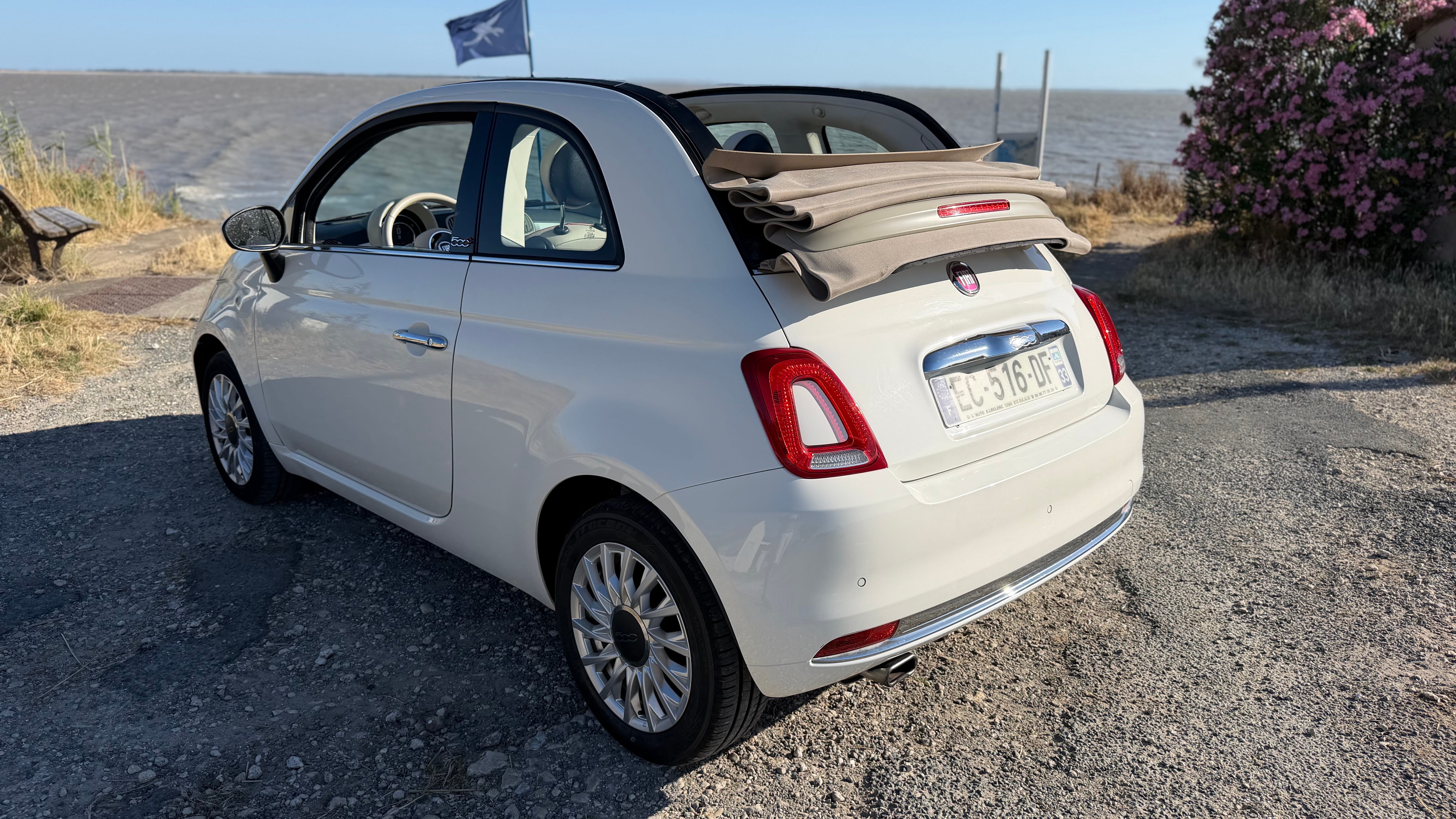 Fiat 500 C - Cabriolet dispo 24/24 avec Audio Bluetooth