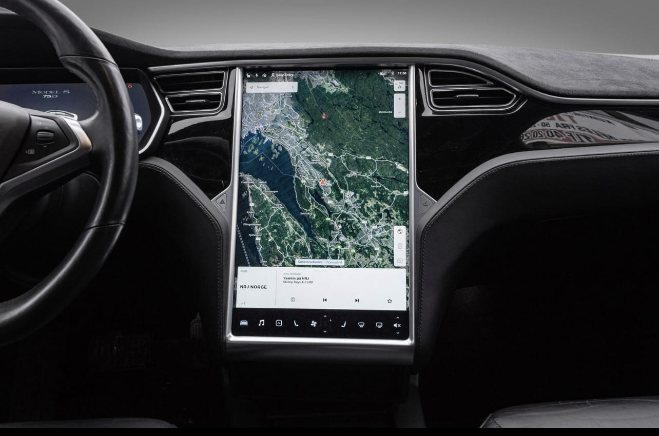 Tesla Model S med Aircondition