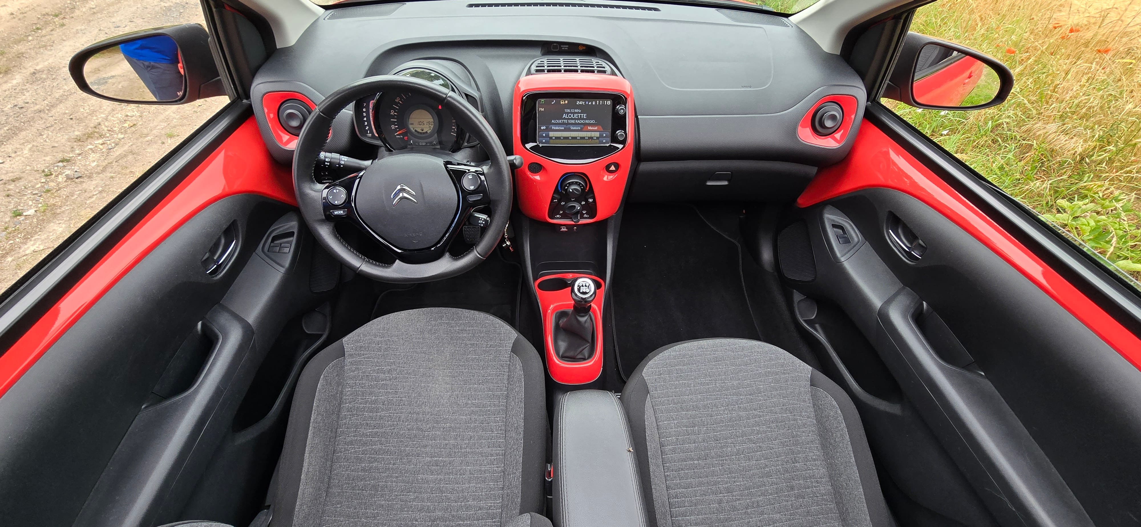 Citroen C1 II 82cv  toit découvrable avec Régulateur de vitesse