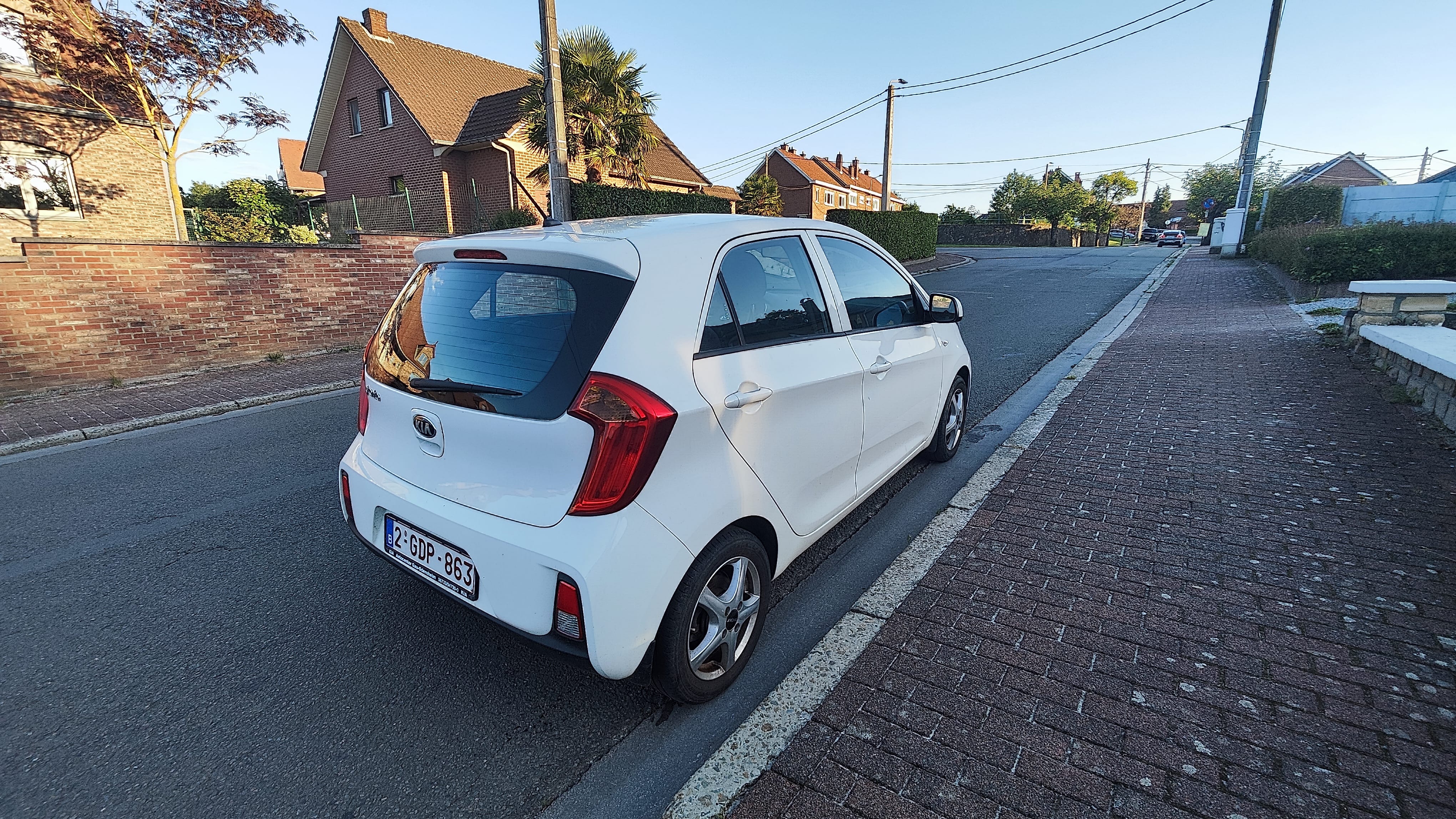 Kia Picanto with Baby seat