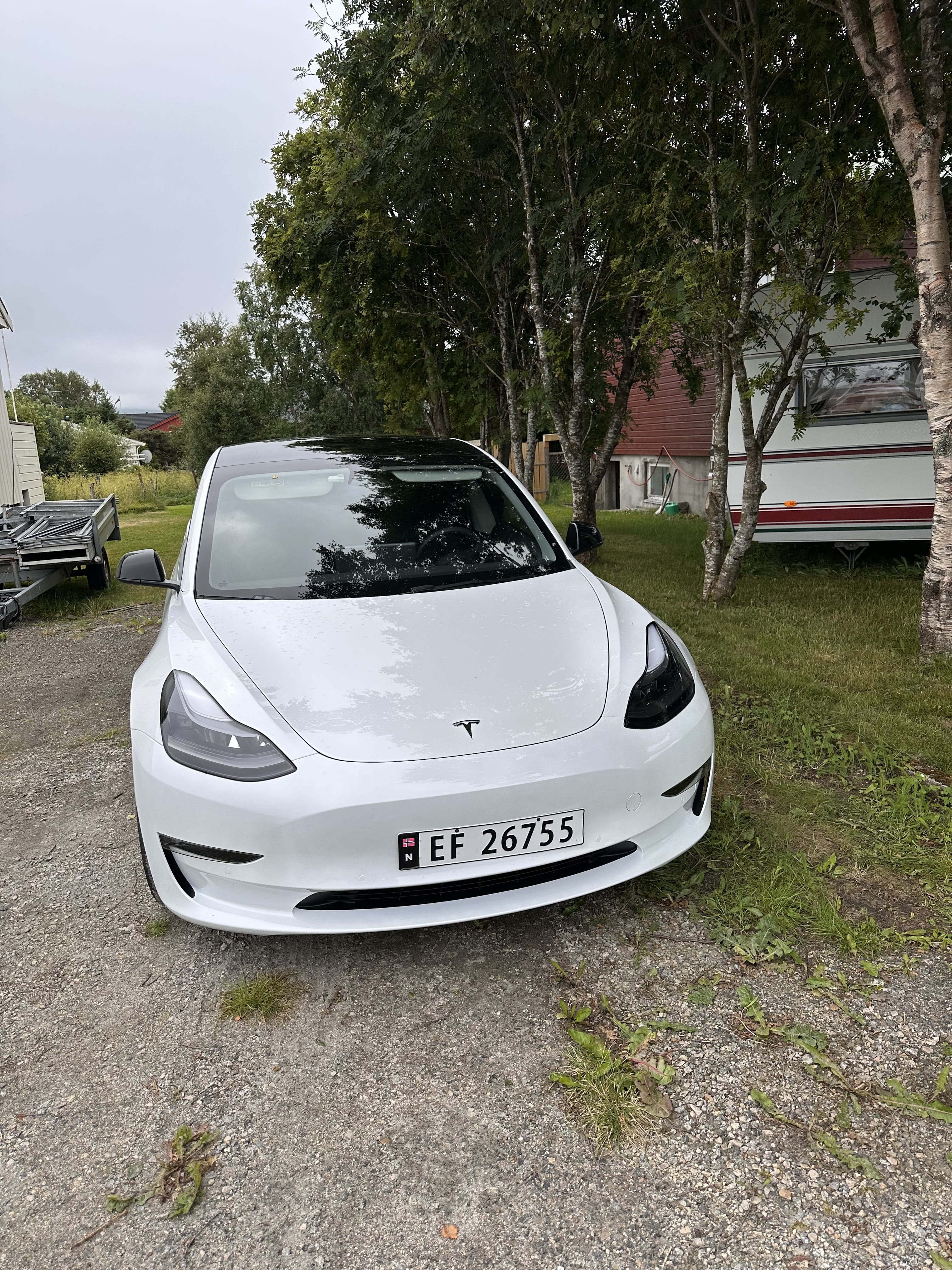 Tesla Model 3 med Aircondition