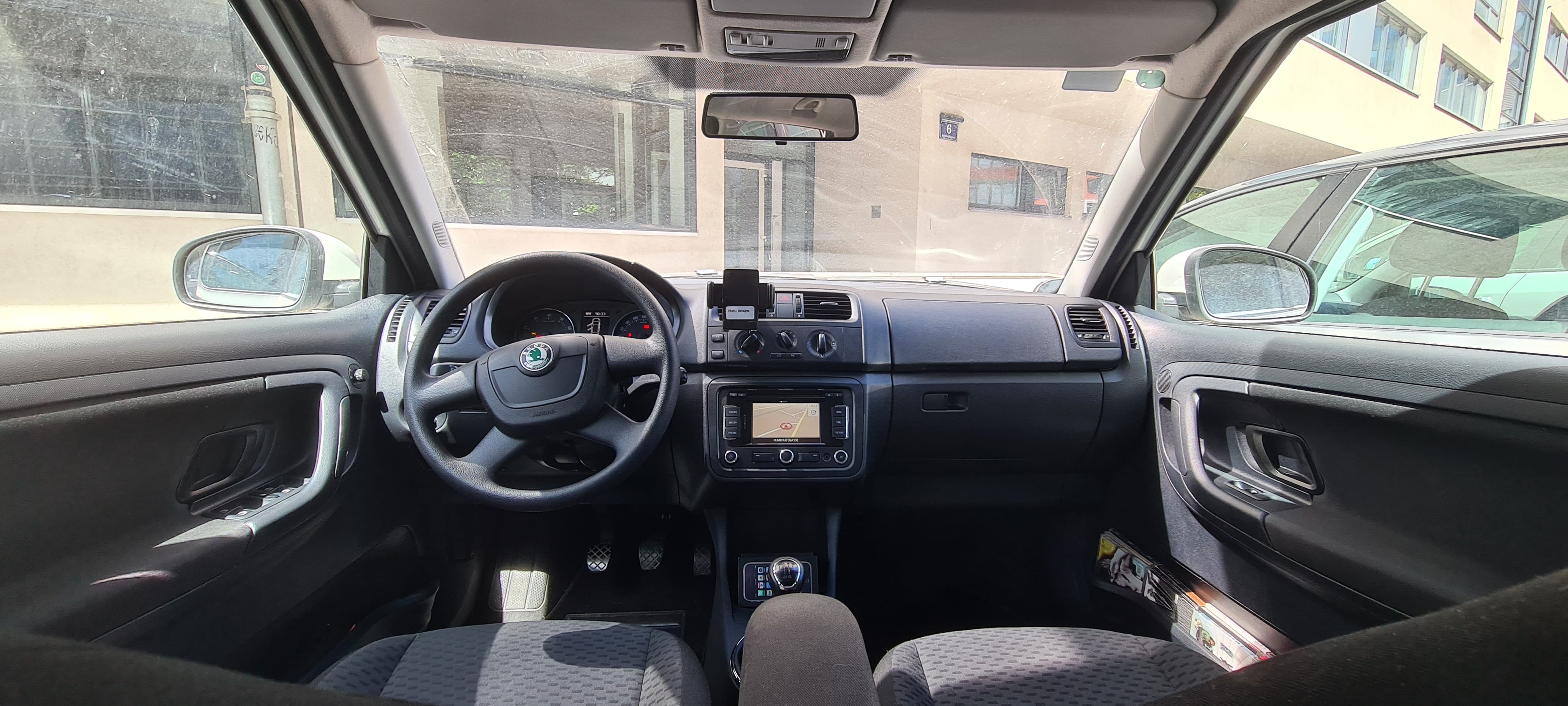 Skoda Fabia mit Fahrradträger