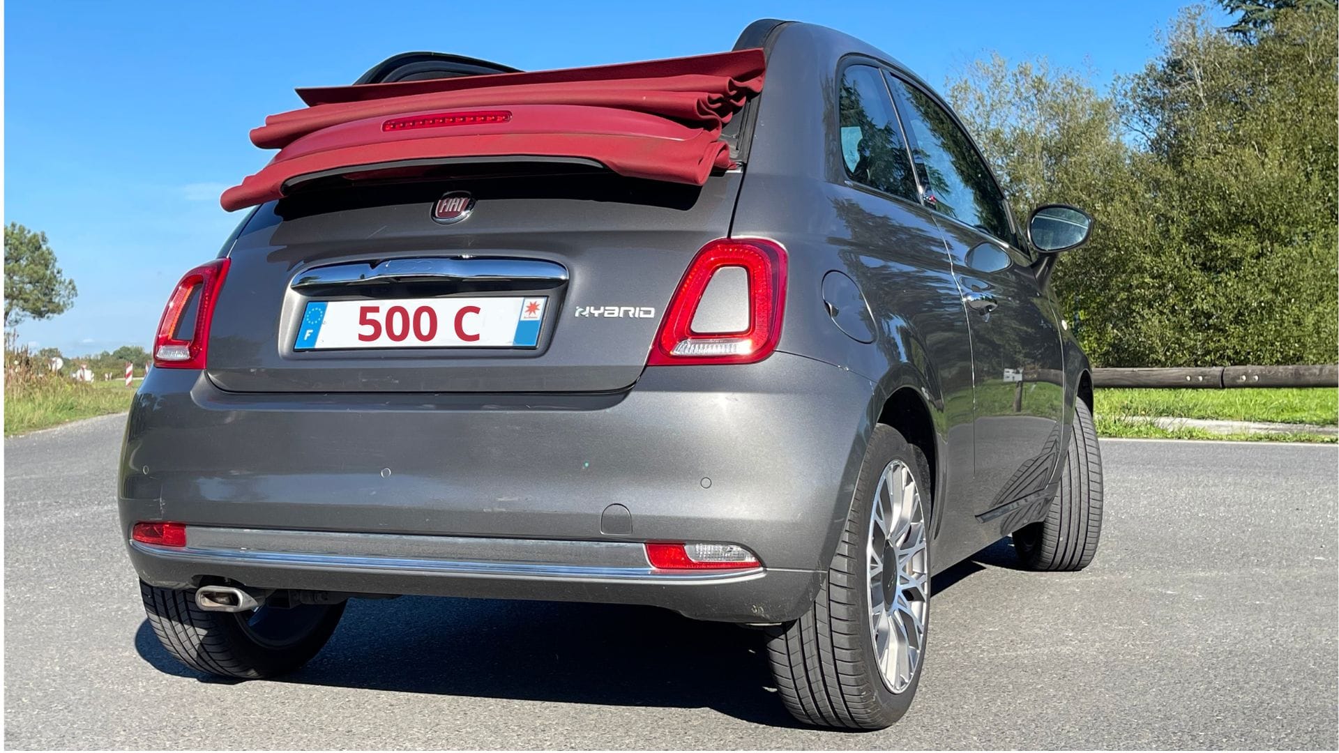Fiat 500 C Hybride Cabriolet avec Régulateur de vitesse
