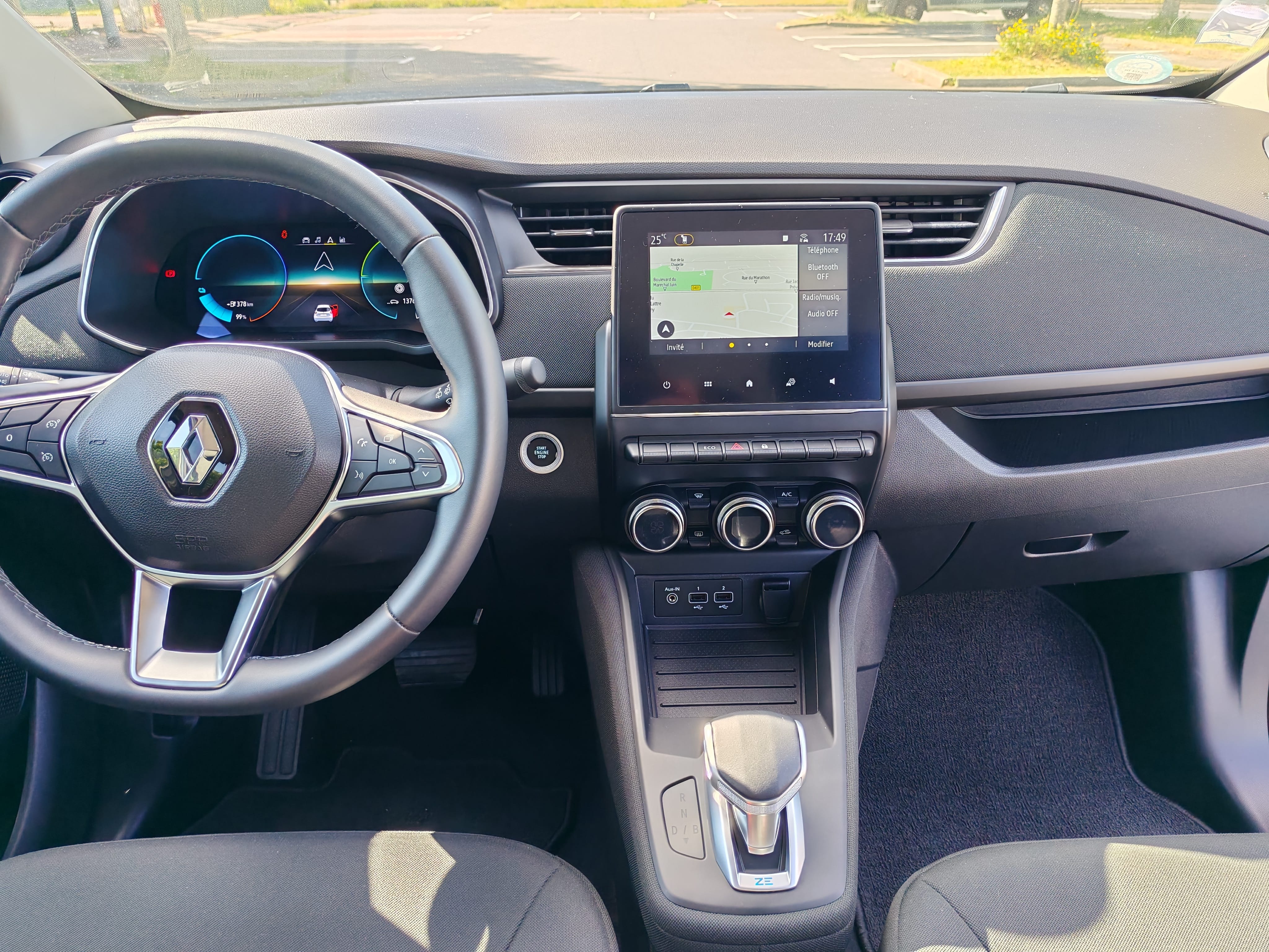 Renault ZOE électrique avec Régulateur de vitesse