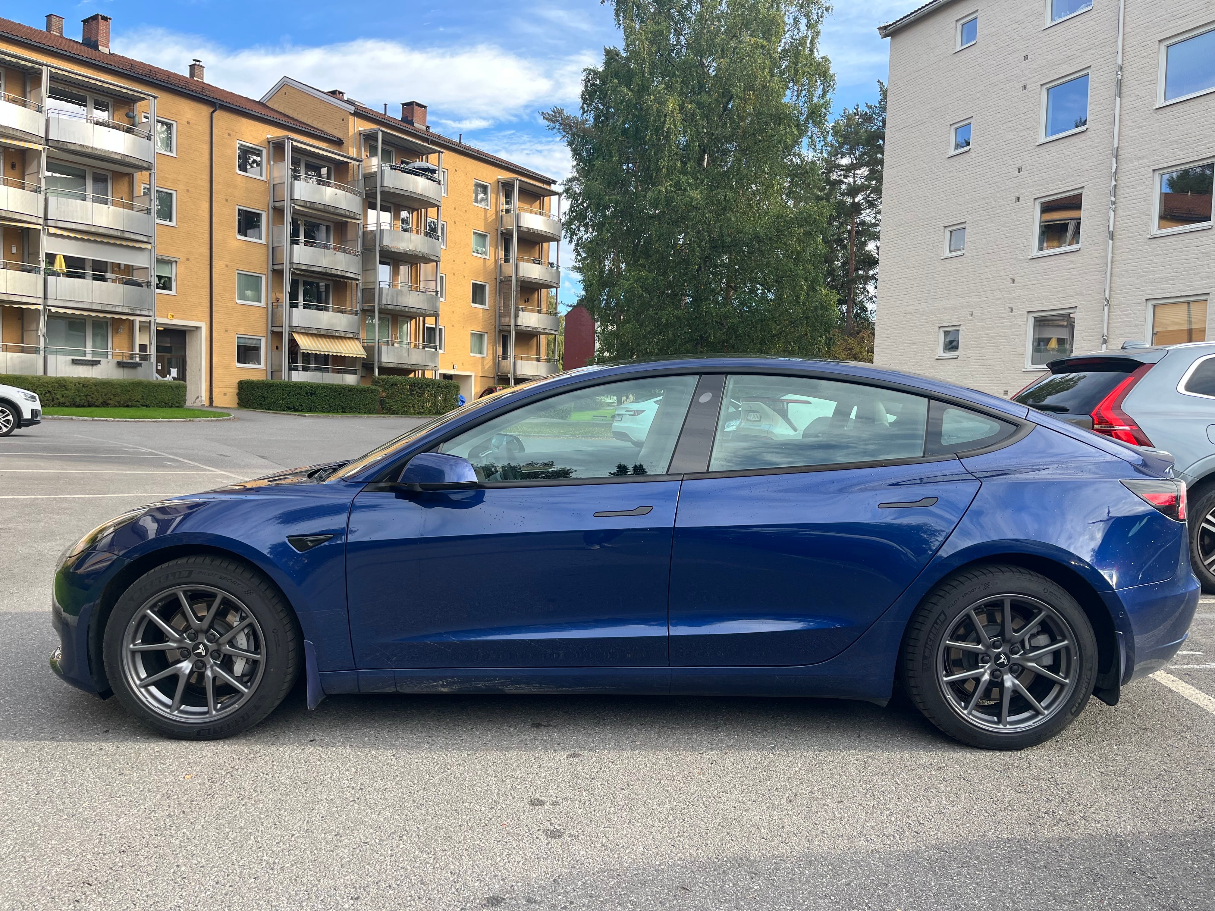 Tesla Model 3 med Aircondition