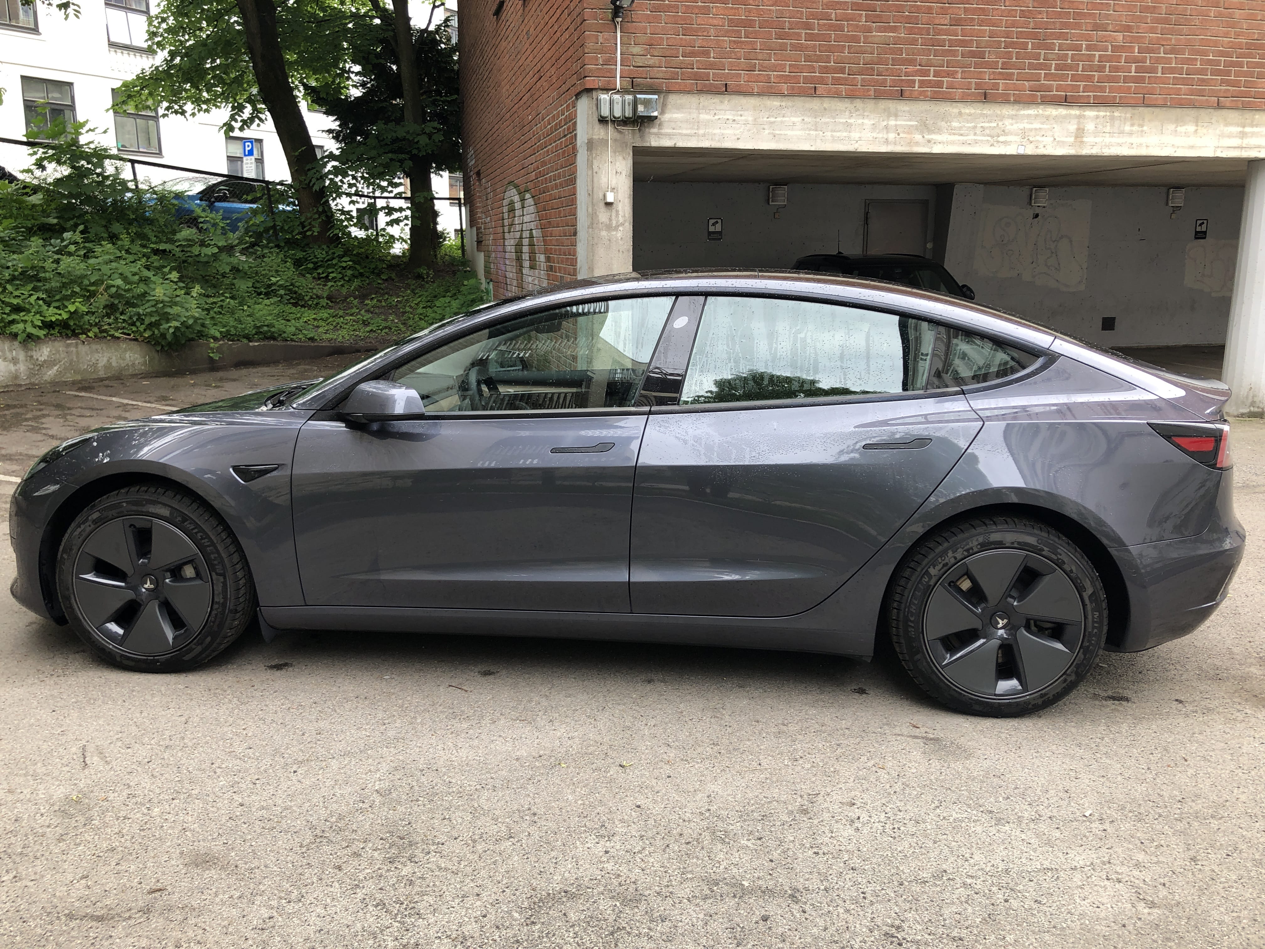 Tesla Model 3 med Aircondition