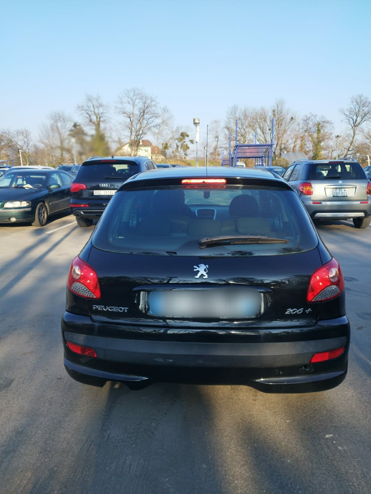 Peugeot 206+ avec Pneus neige