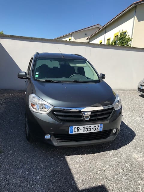 Dacia Lodgy 1,5 DCI avec Porte-skis