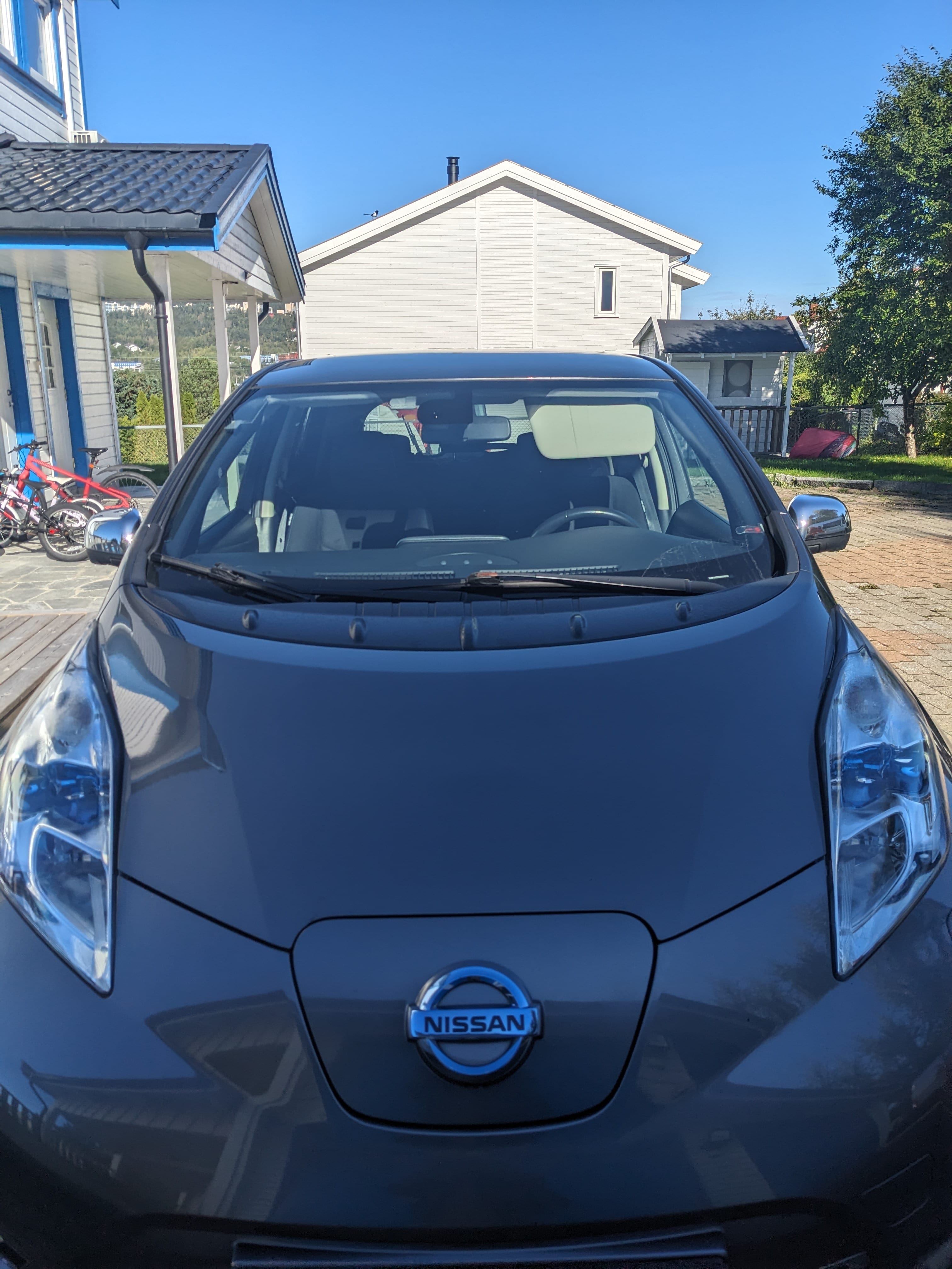 Nissan Leaf med Vinterdekk