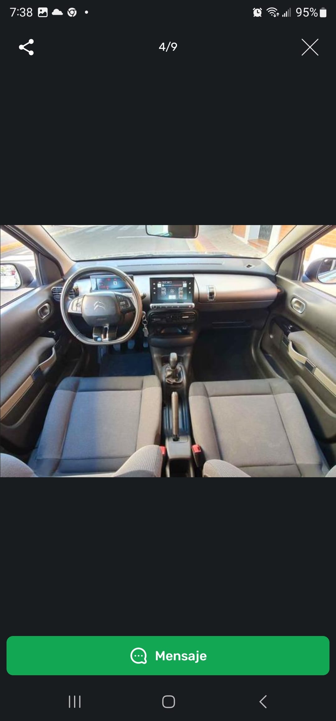 Citroen C4 Cactus con Silla infantil