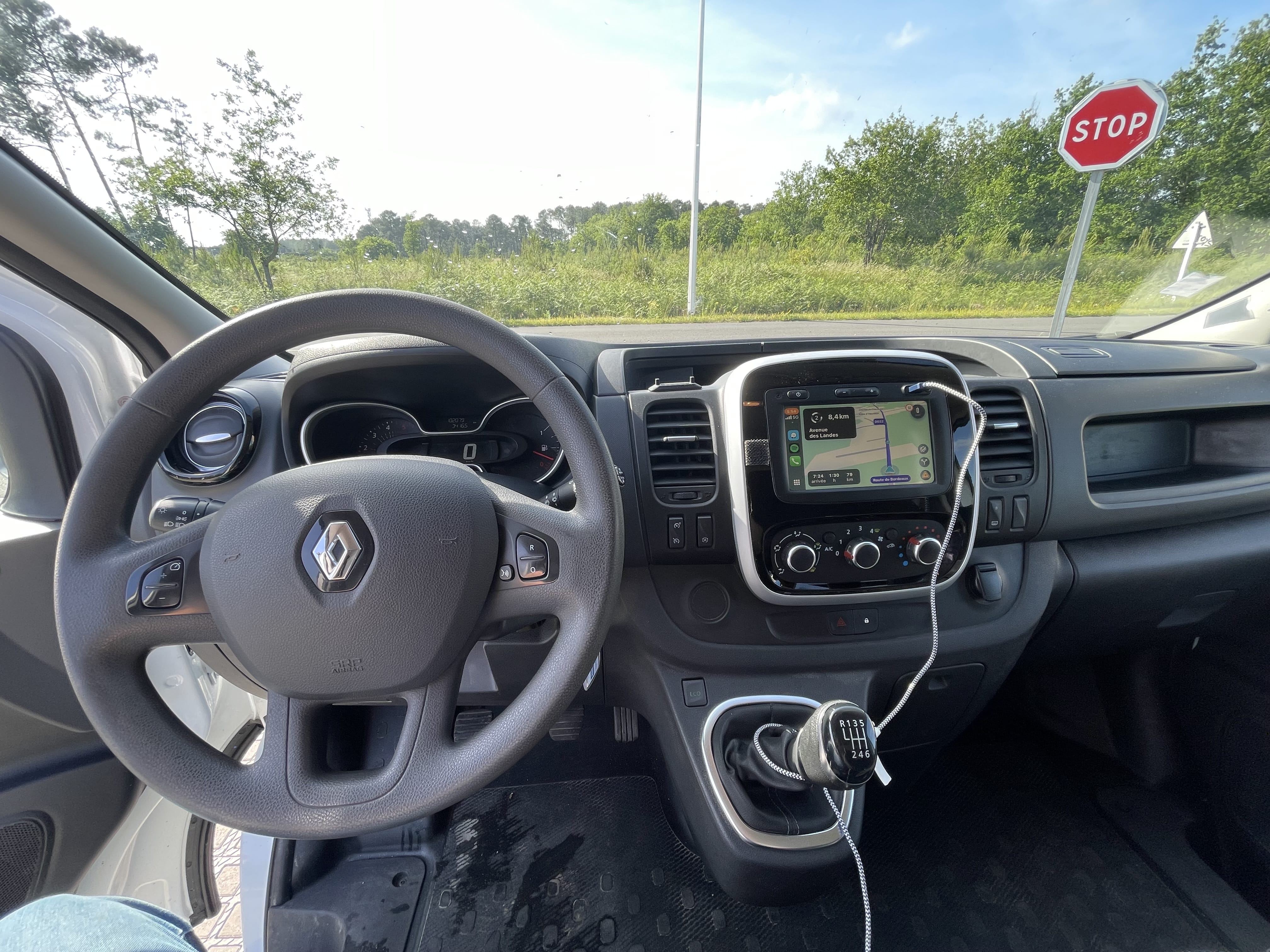 Renault Trafic avec Apple CarPlay