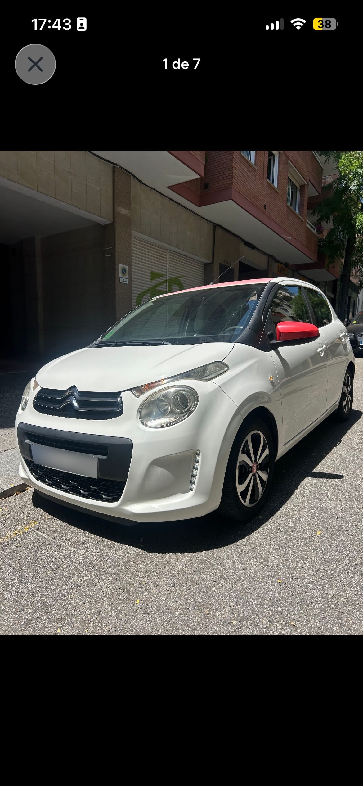Citroen C1, 2016, Gasolina 95