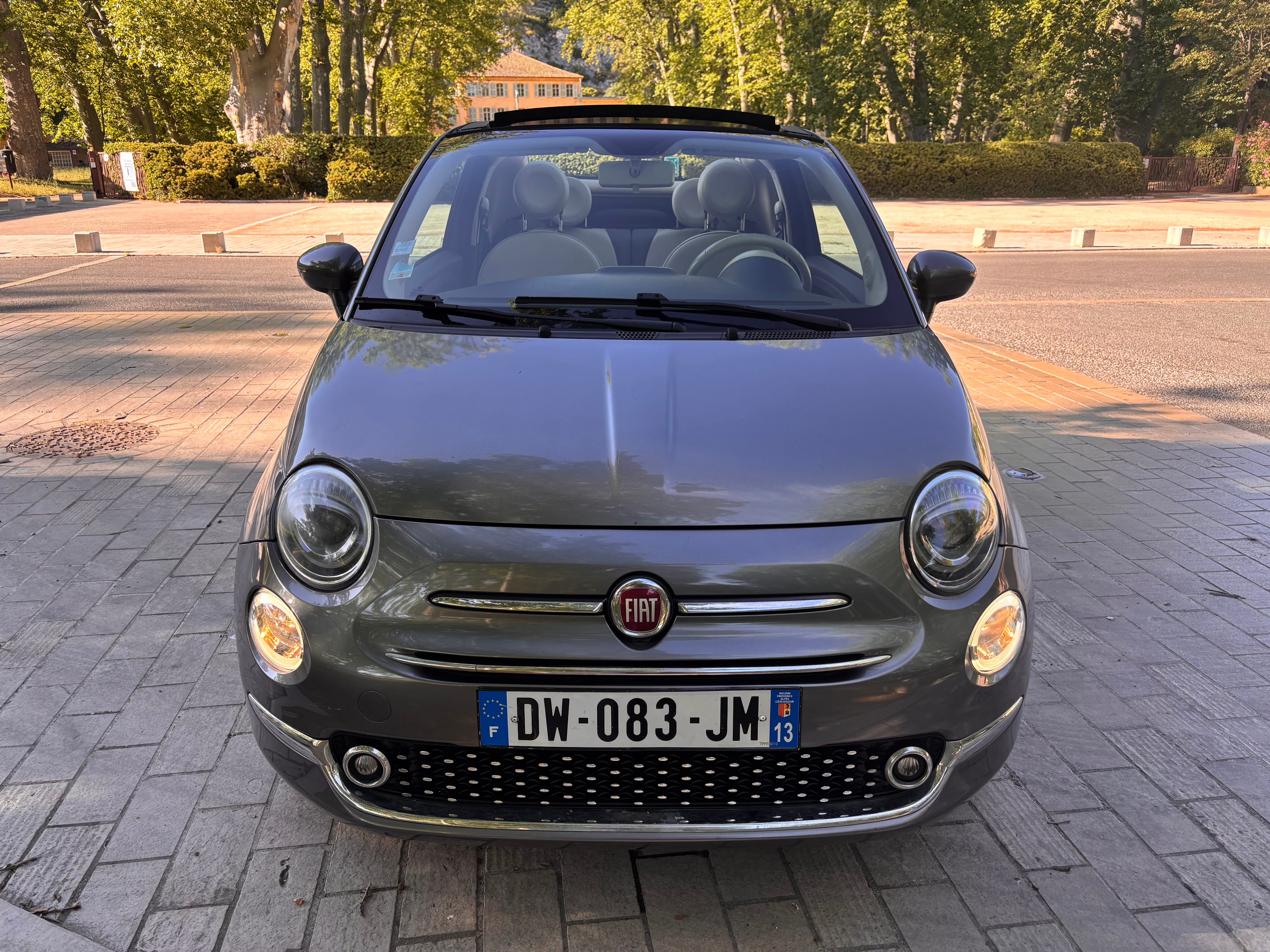 Fiat 500 C avec Autoradio
