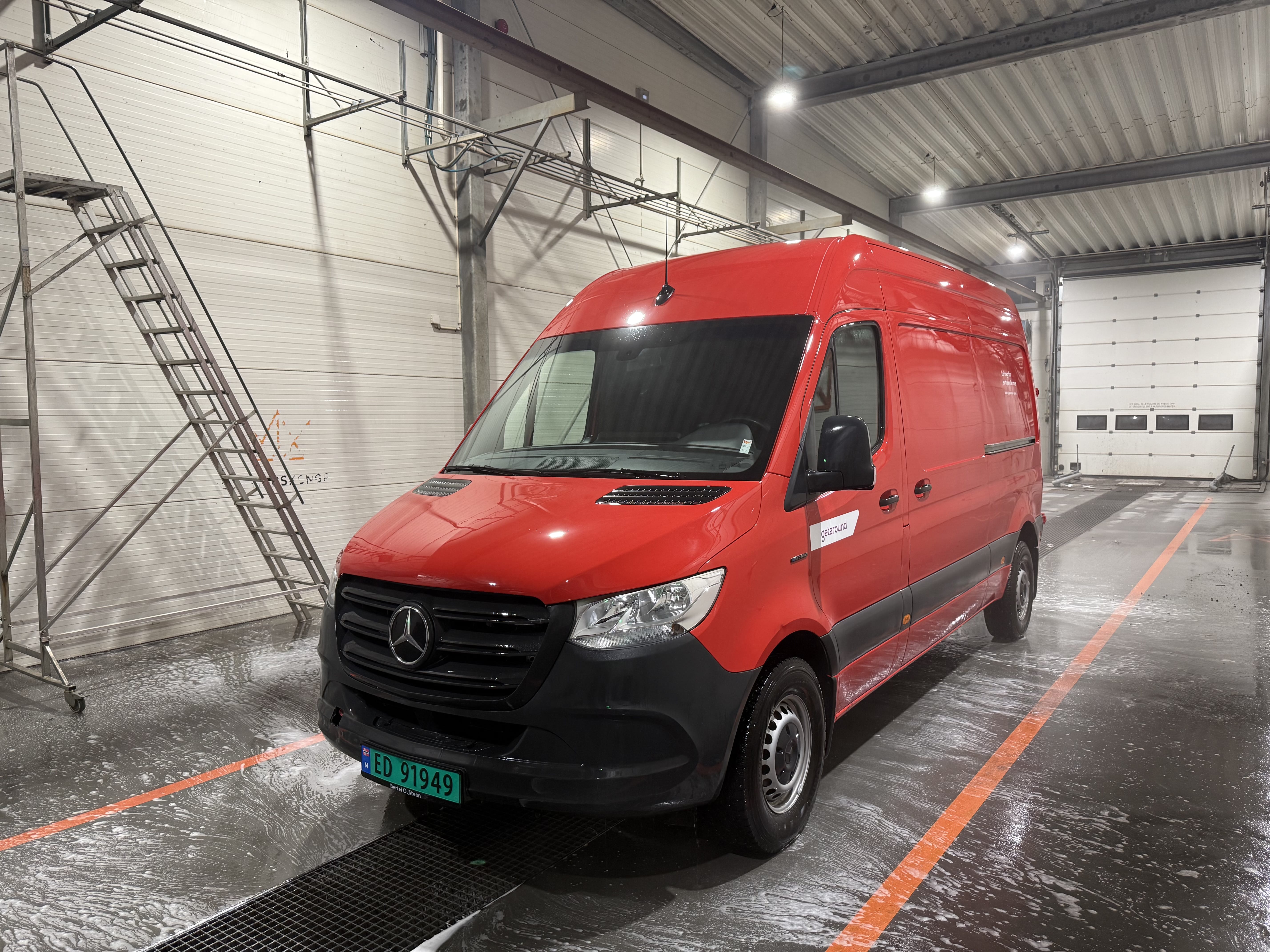 Mercedes-Benz Sprinter - Gratis bom og parkering, 2022, Elektrisk, automatisk