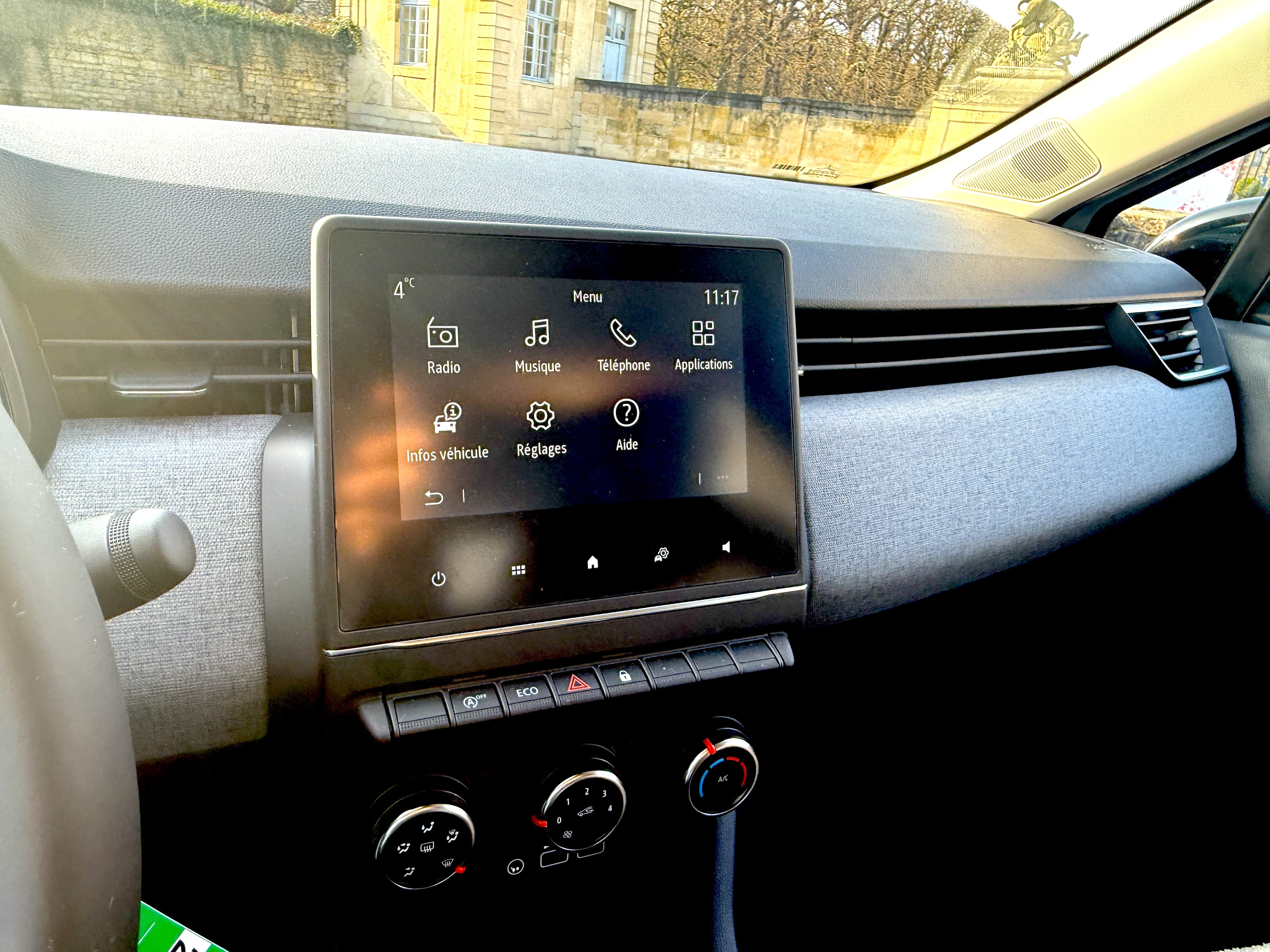 Renault Clio avec Android Auto