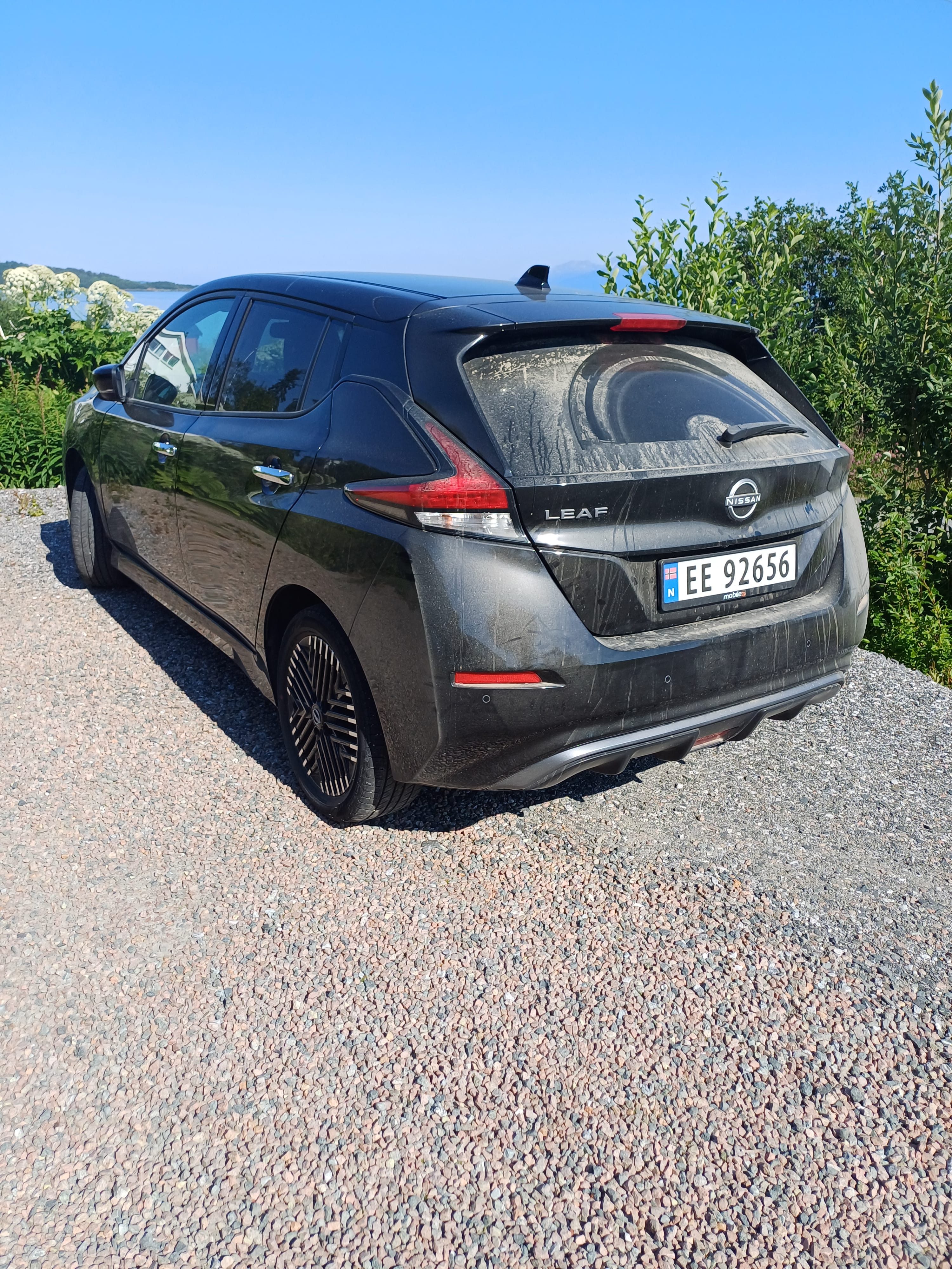 Nissan Leaf med GPS