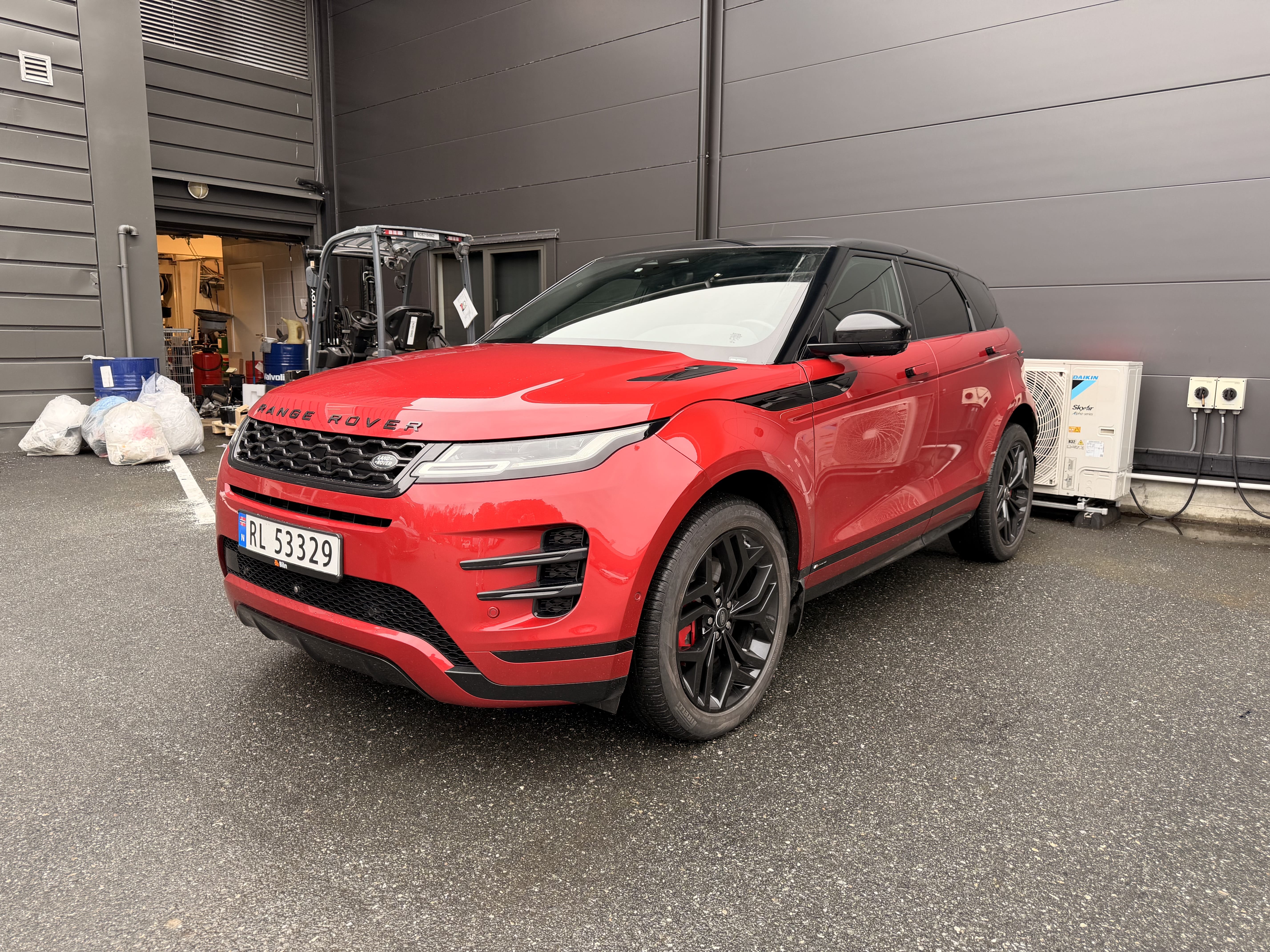 Land-Rover Range Rover Evoque, 2021, Blyfri 95 / Elektrisk (hybrid), automatisk