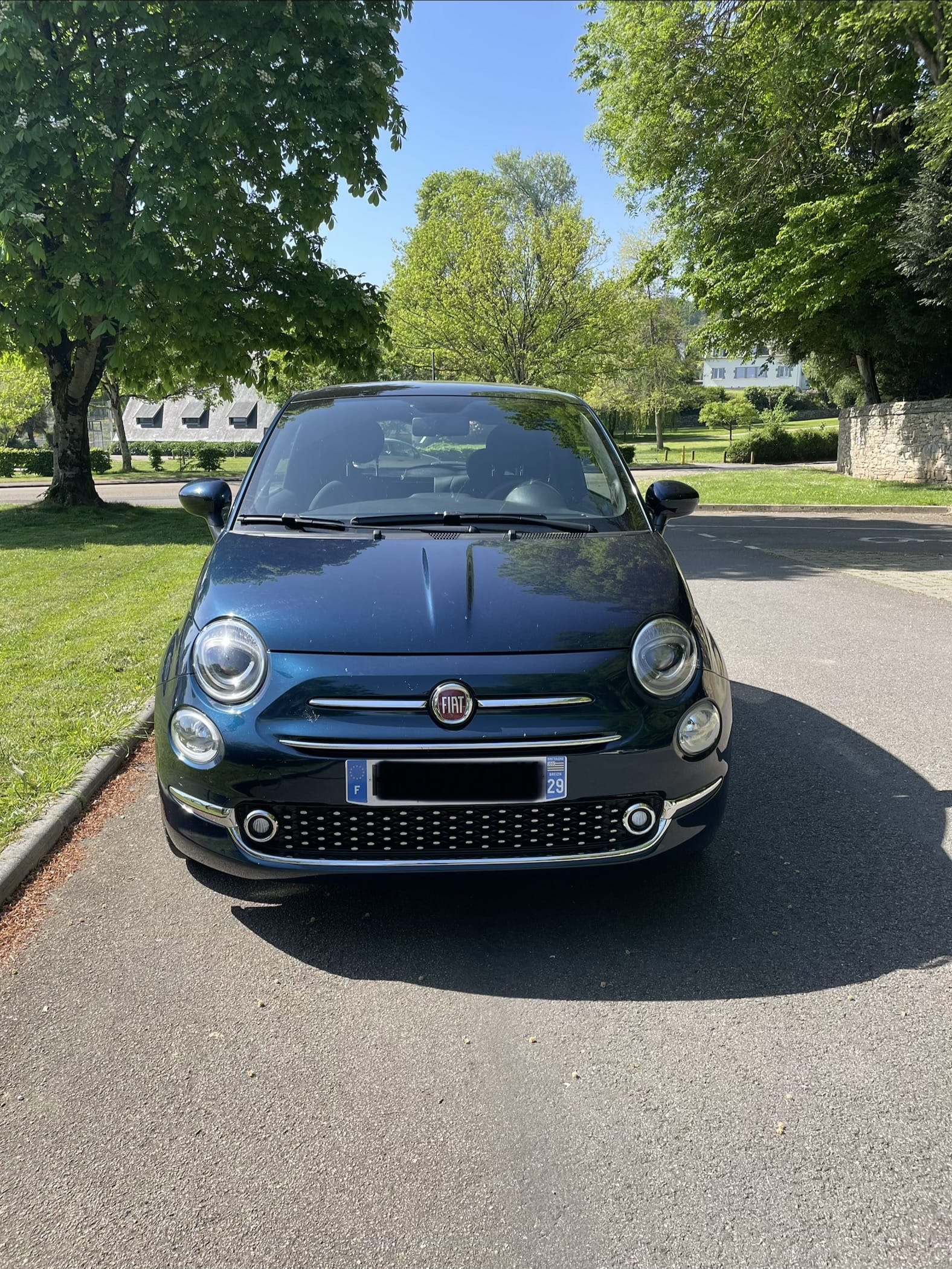 Fiat 500 avec Siège bébé
