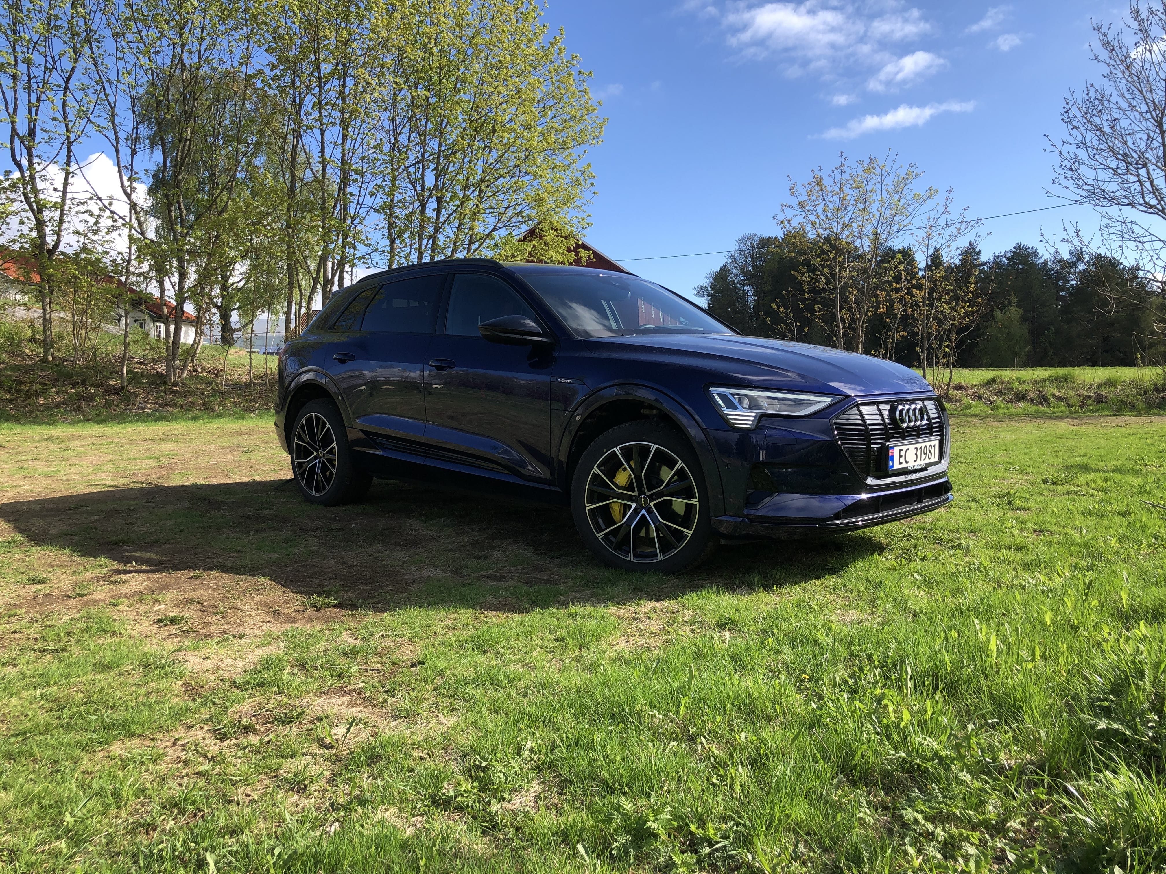 Audi e-tron med Ryggekamera
