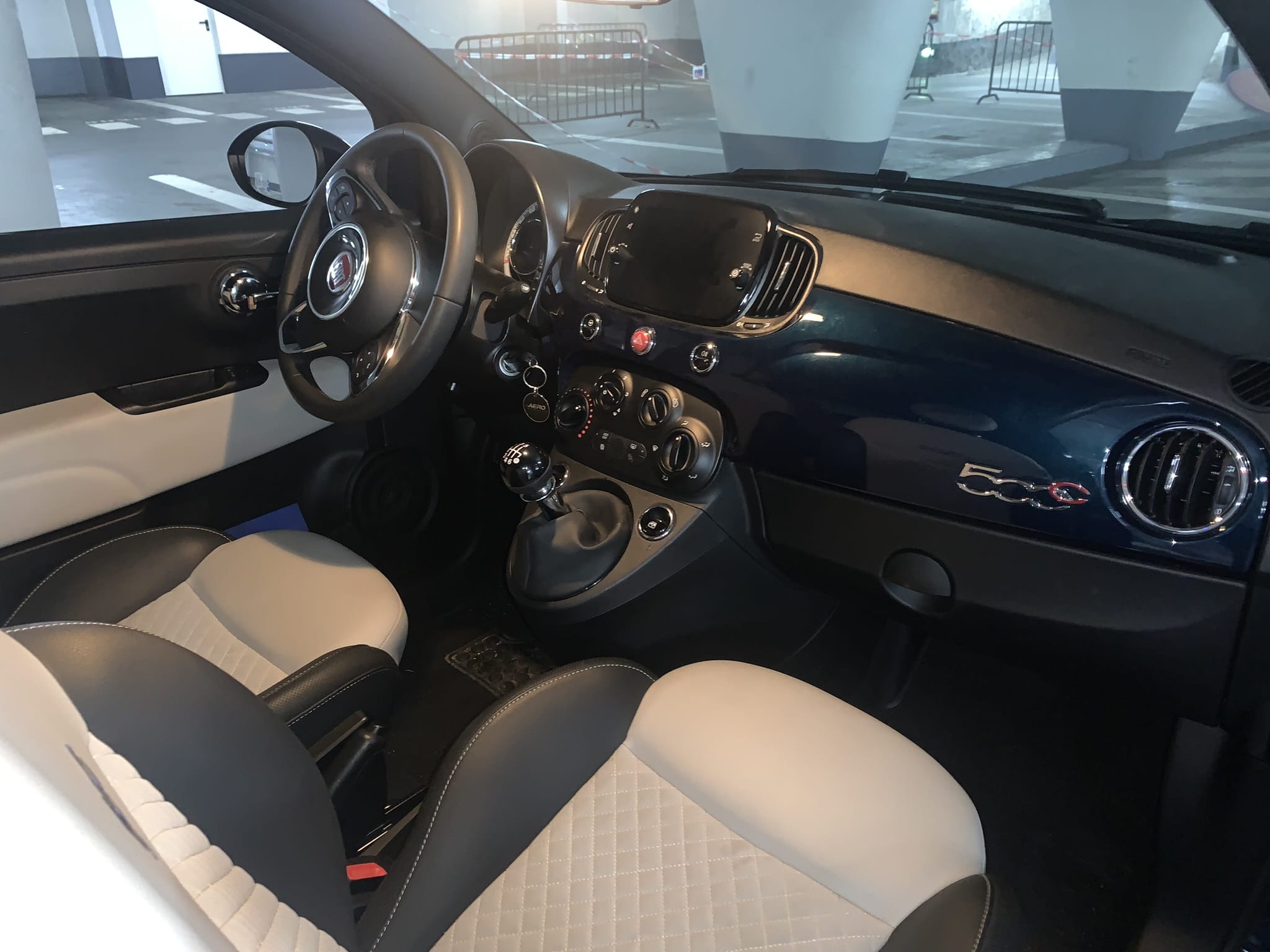 Fiat 500 C avec Apple CarPlay