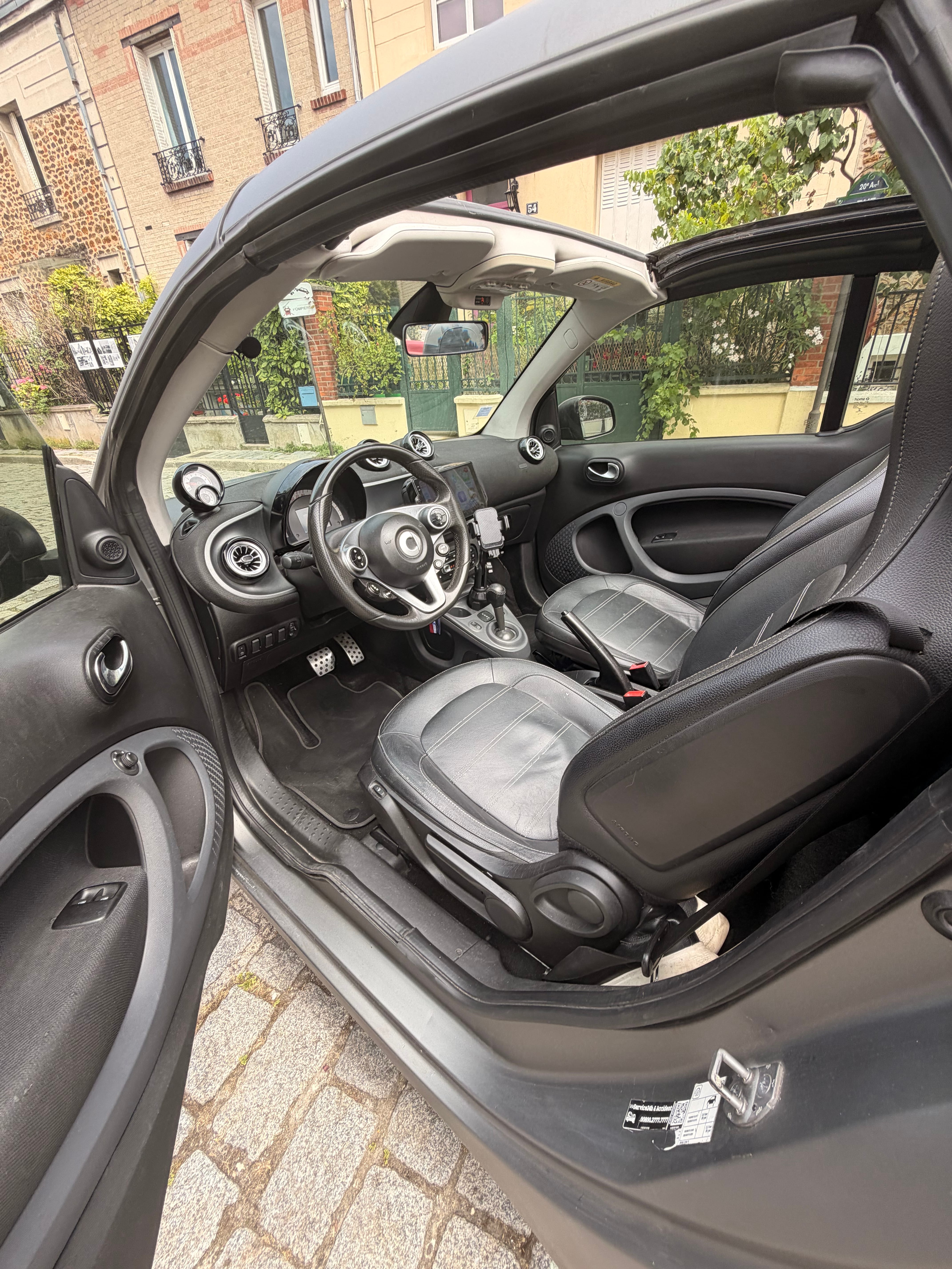 Smart Fortwo Cabriolet avec Apple CarPlay