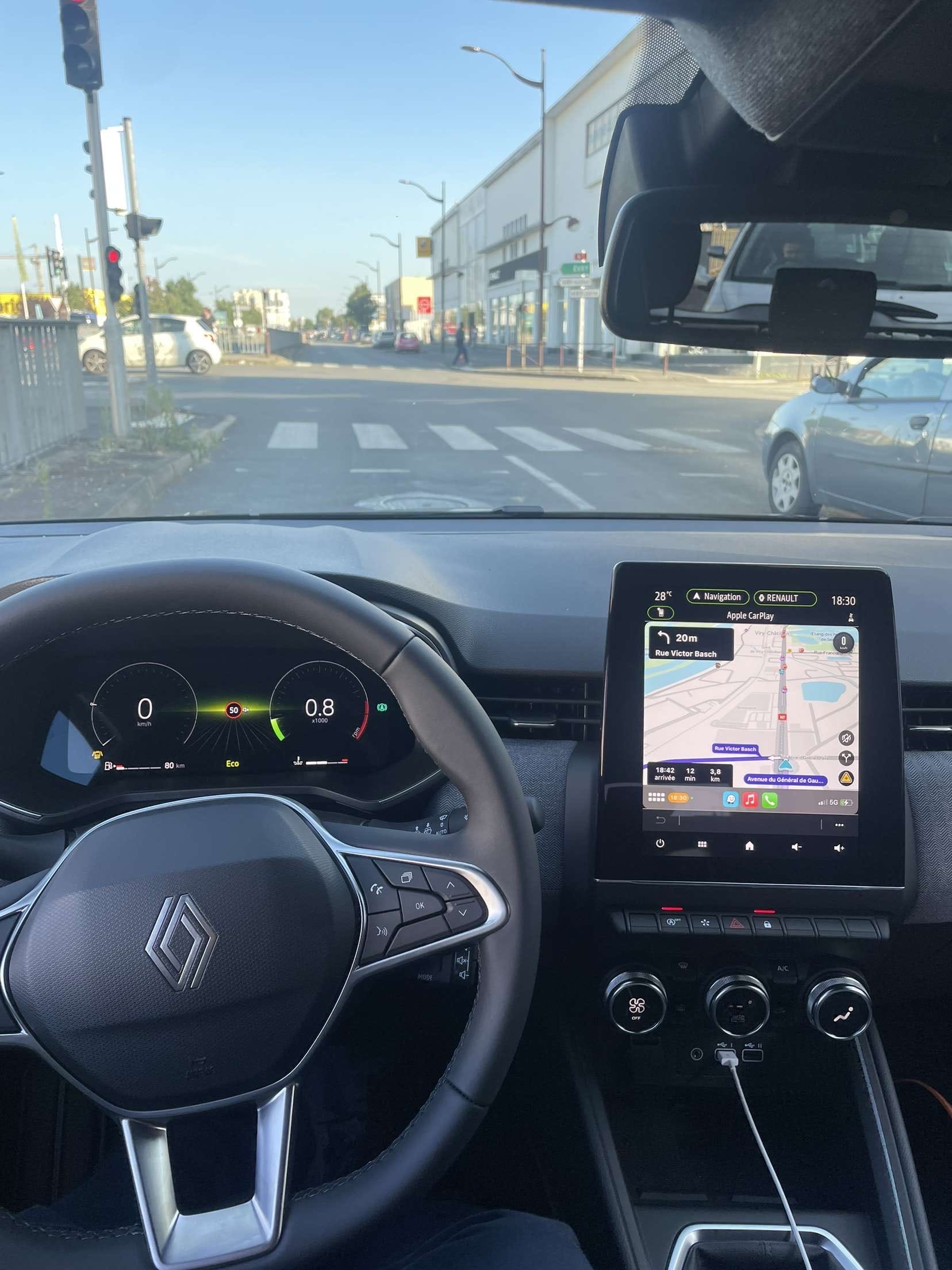 Renault Clio avec GPS