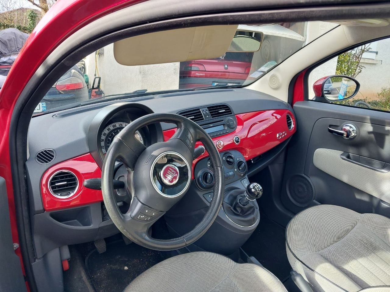 Fiat 500 1.2  Evo  4cv avec Siège bébé