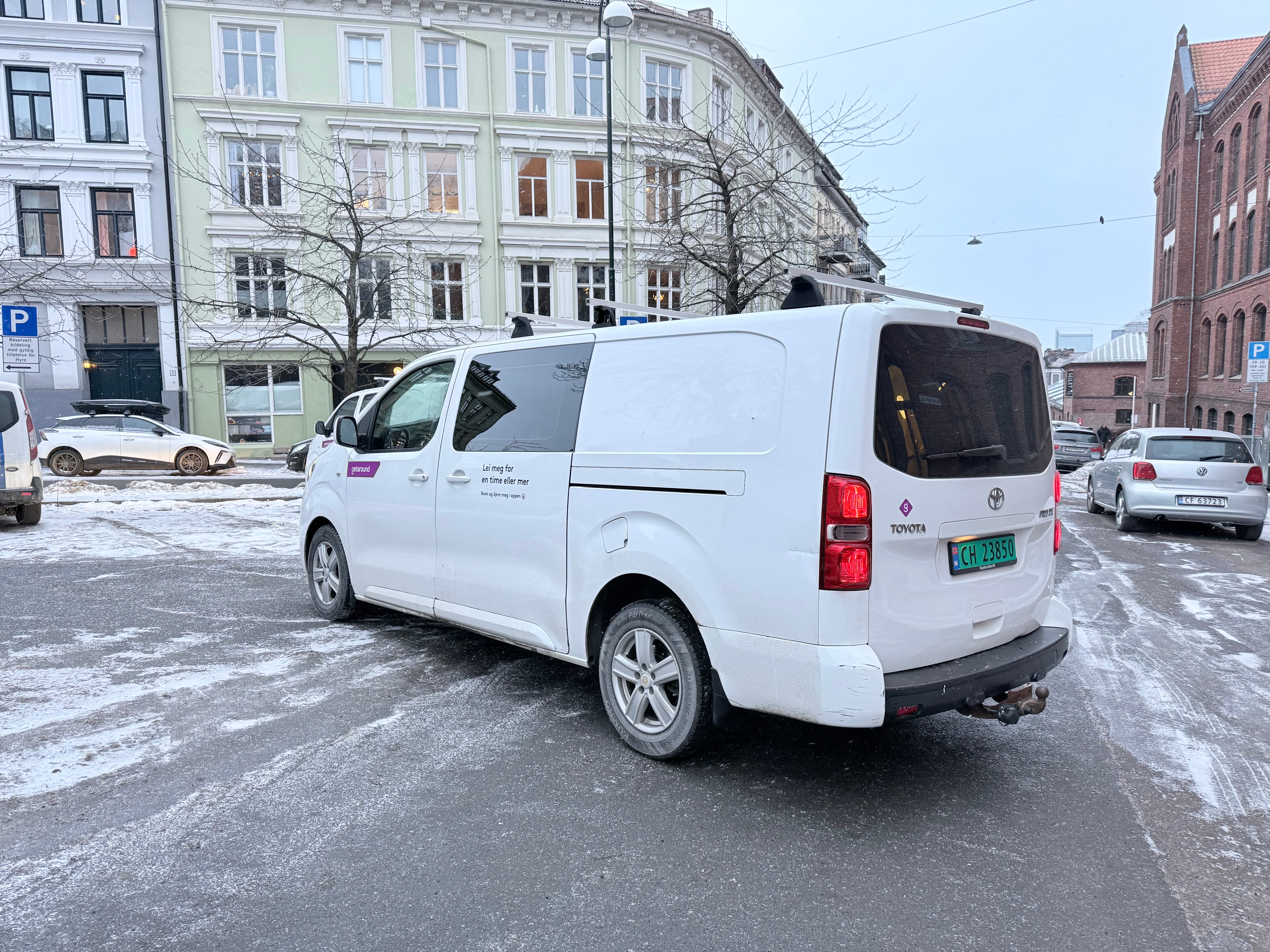 Toyota Proace Varebil Lang type, takstativ, hengerfeste with Cruise control