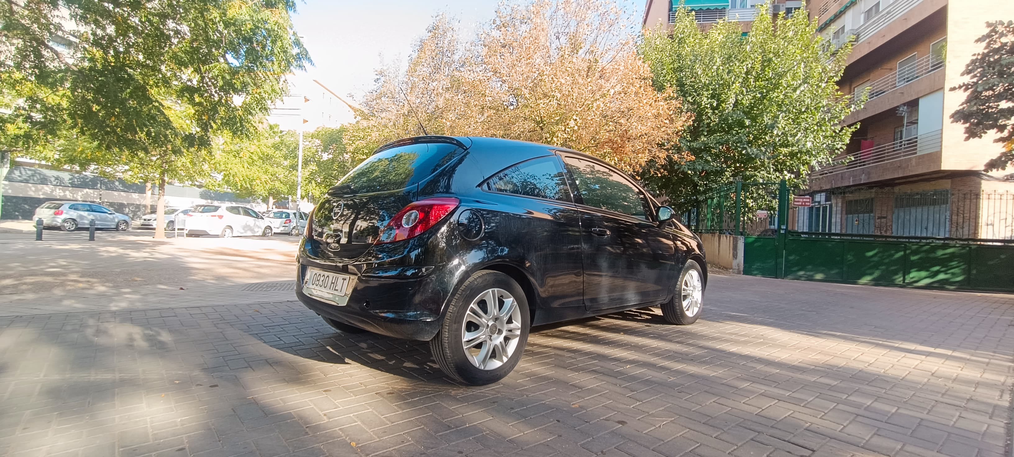 Opel Corsa-E with GPS