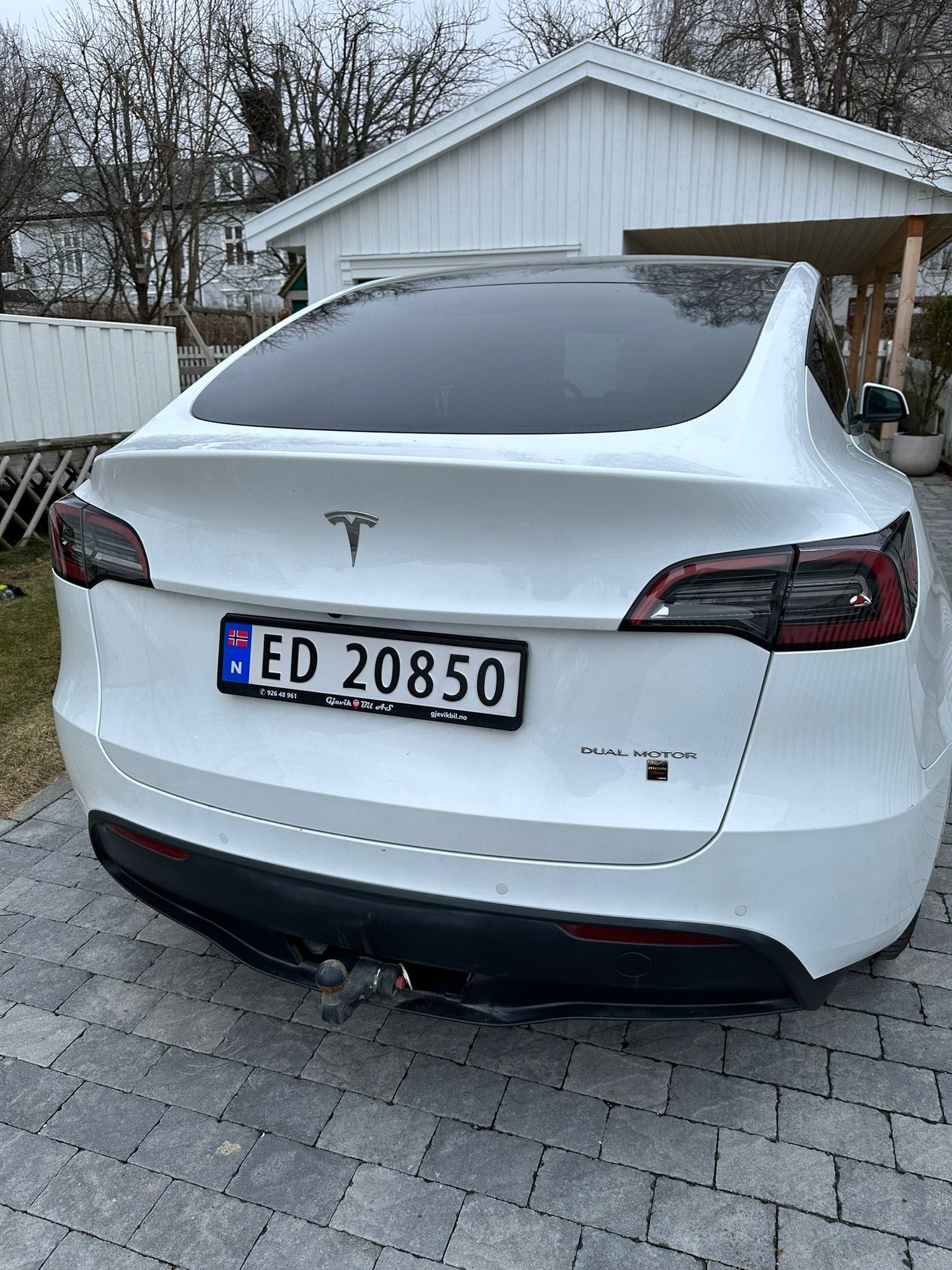 Tesla Model Y with GPS