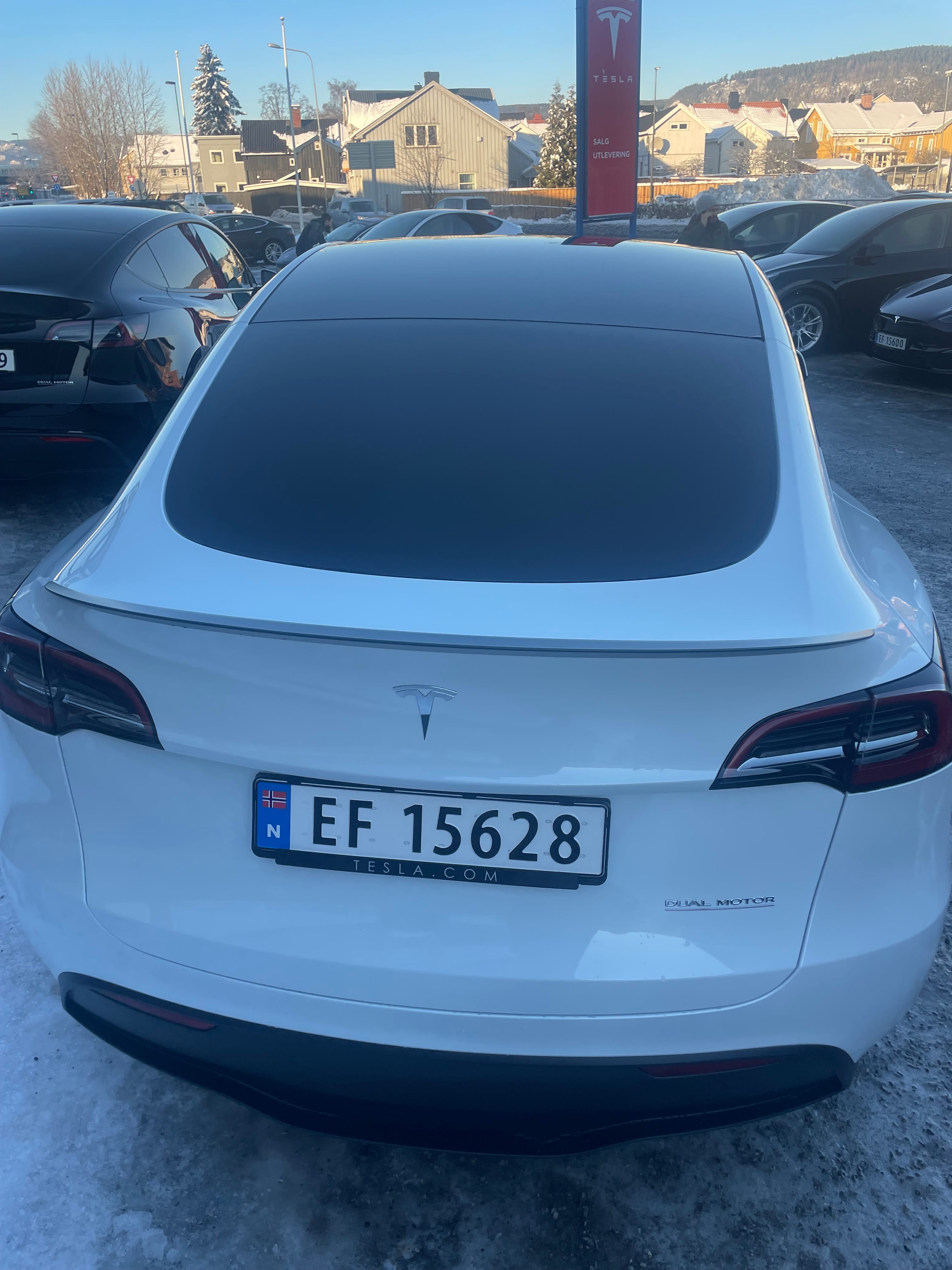 Tesla Model Y Performance mit Navigationsgerät