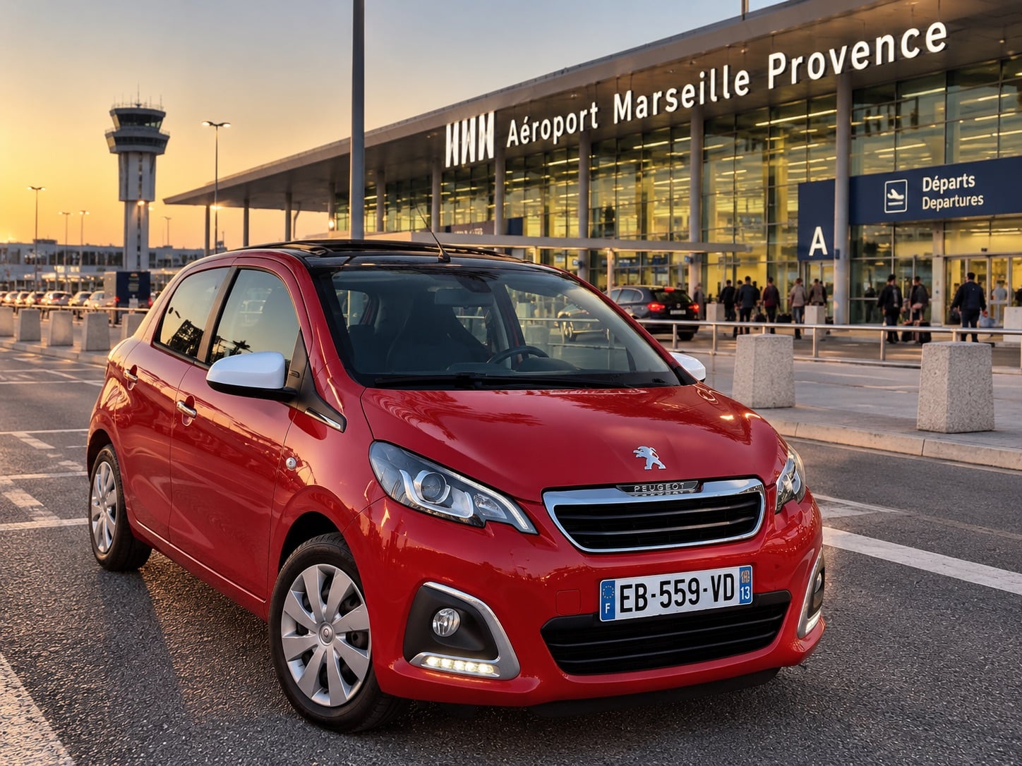 Peugeot 108 Aéroport + toit ouvrant avec Climatisation