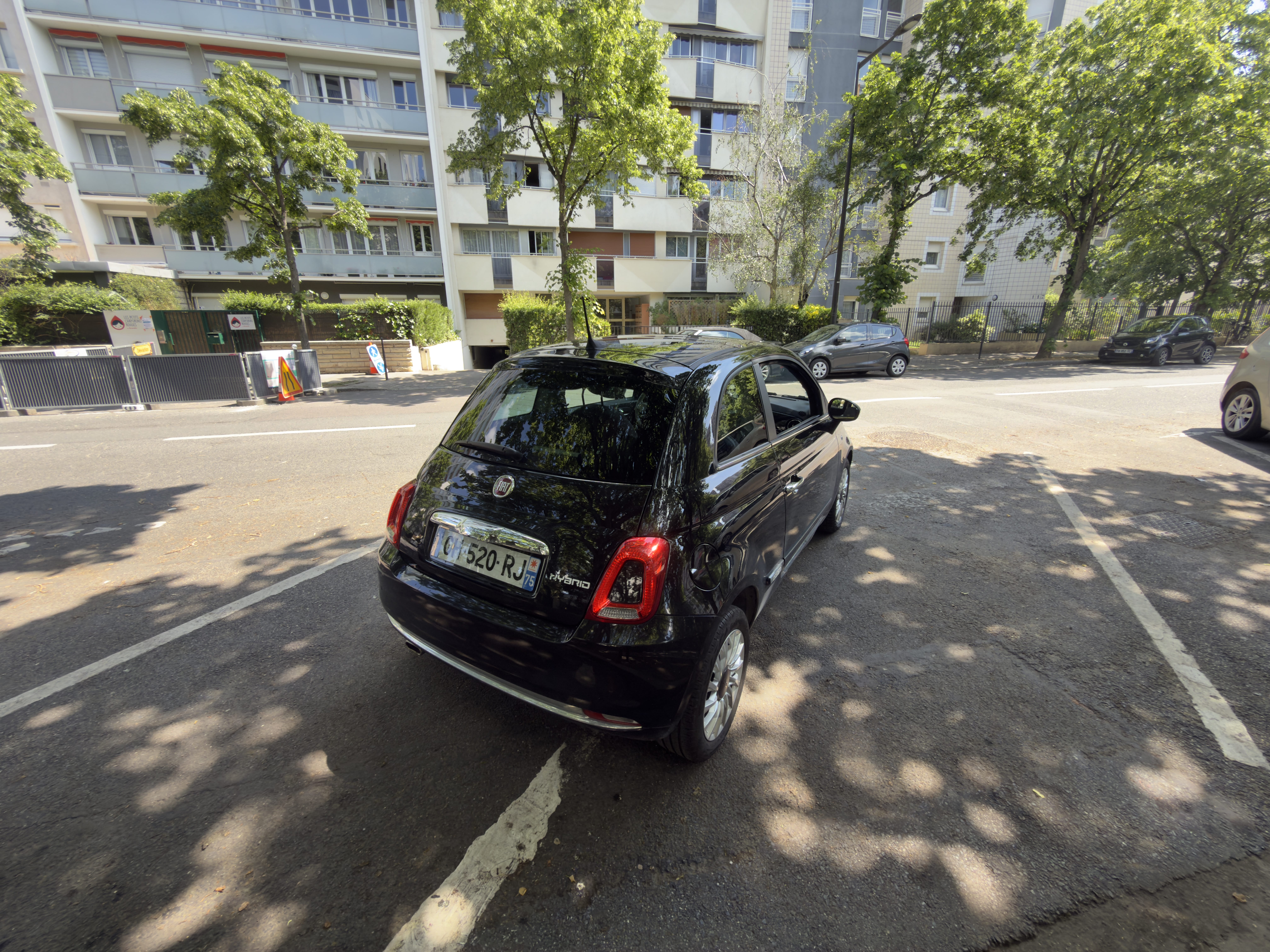 Fiat 500 C Hybride avec Régulateur de vitesse