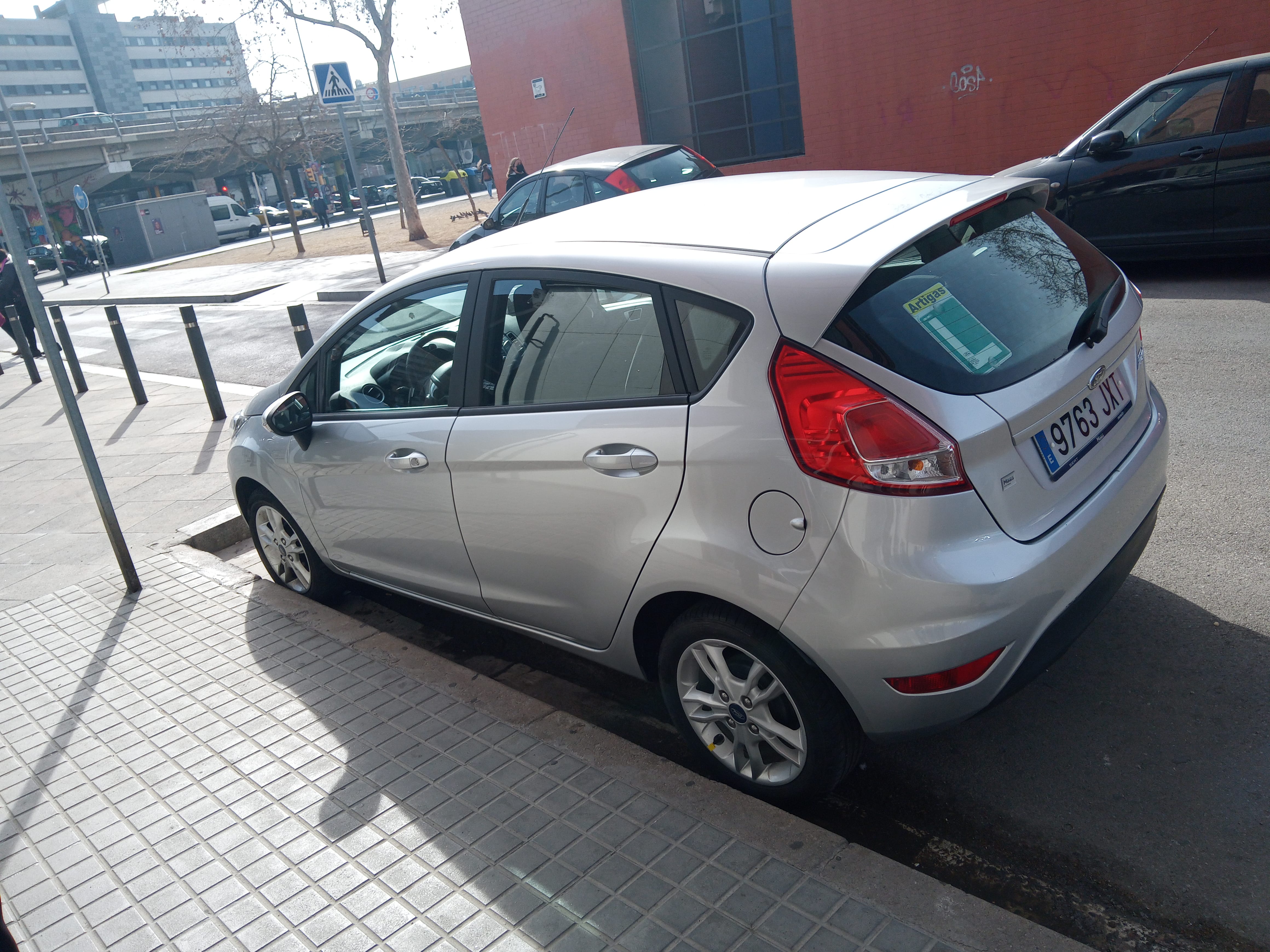 Ford Fiesta con Cadenas para la nieve
