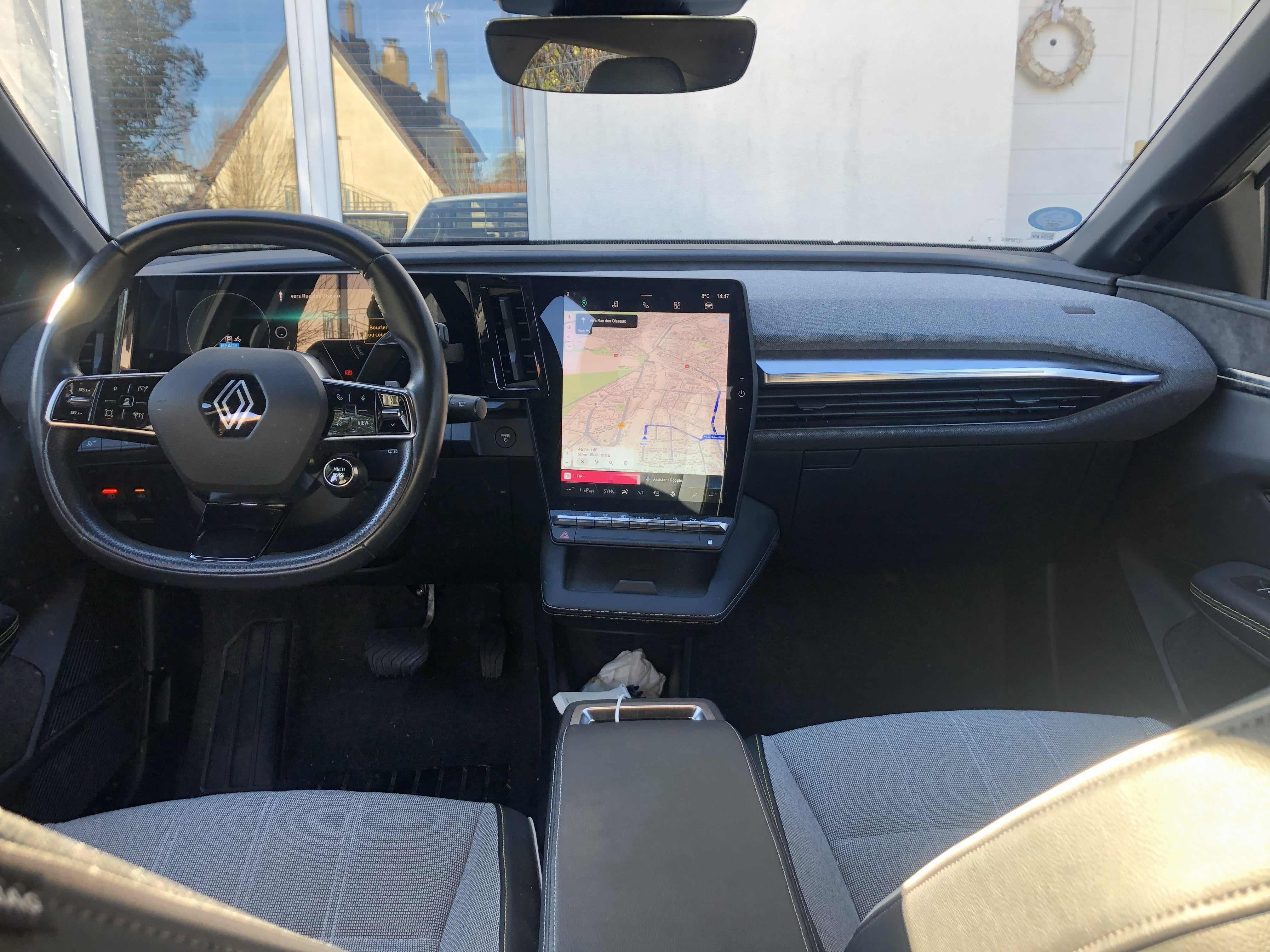 Renault Mégane E-tech Électrique Techno 60 kWh 220 ch Recharge AC 7 kW ou DC 130 kW (pompe à chaleur, régulateur adaptatif) avec Régulateur de vitesse