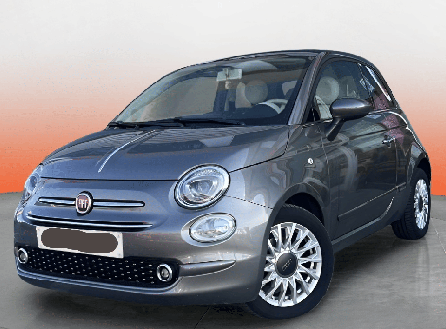 Fiat 500 con techo solar, 2019, Gasolina 95
