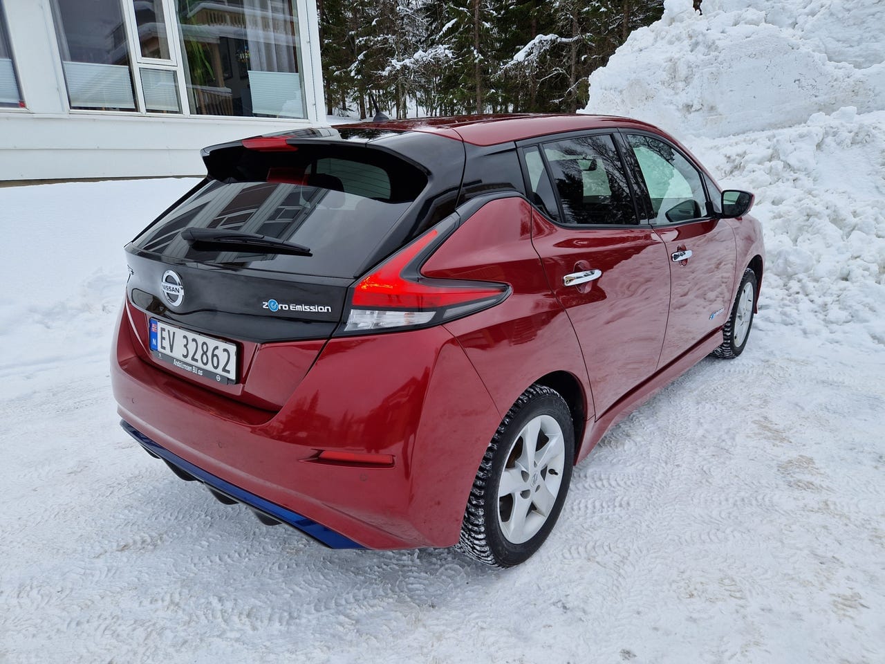 Nissan Leaf 385km rekkevidde med Aircondition
