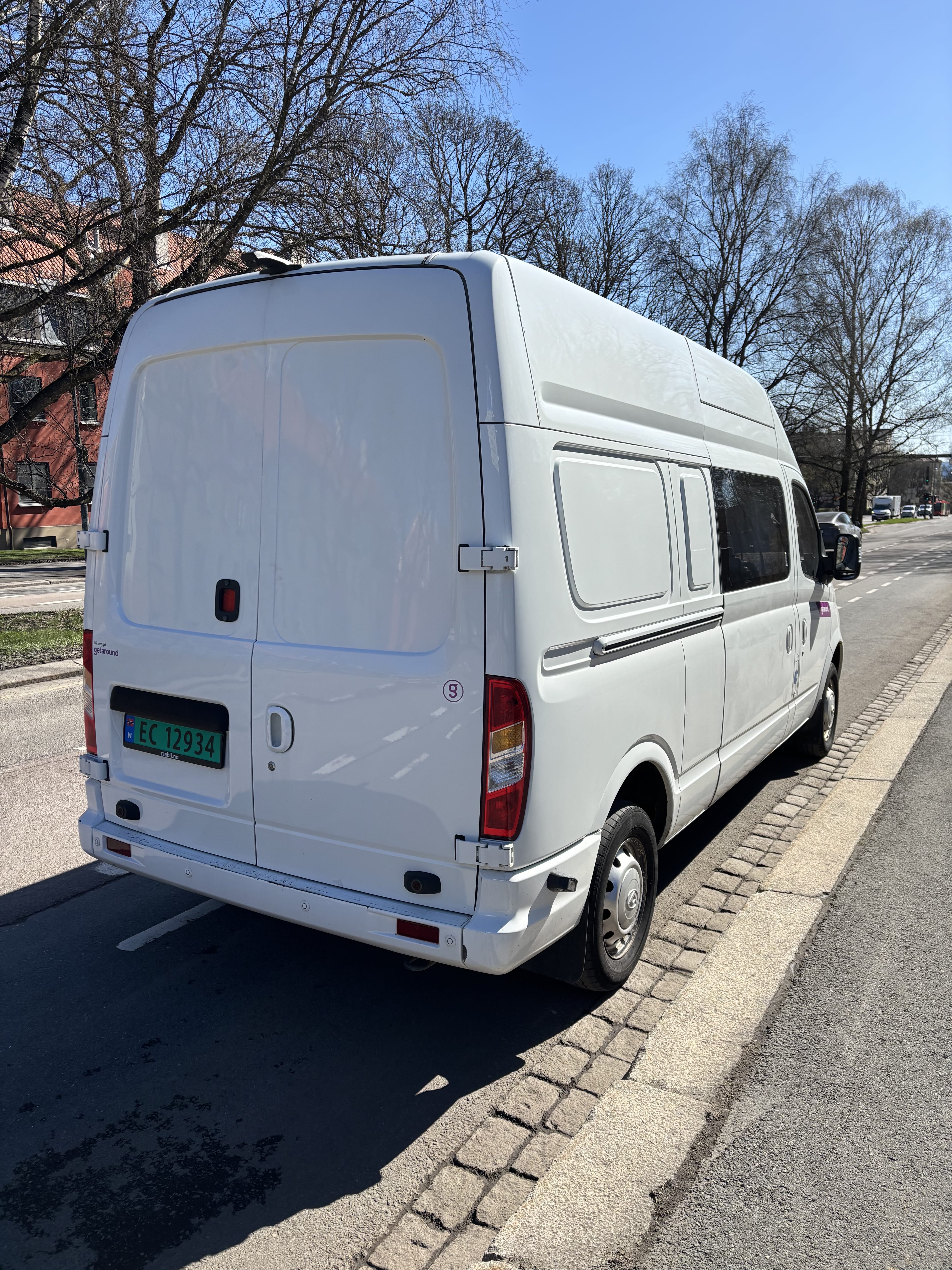 Maxus EV80 med USB ladeuttak