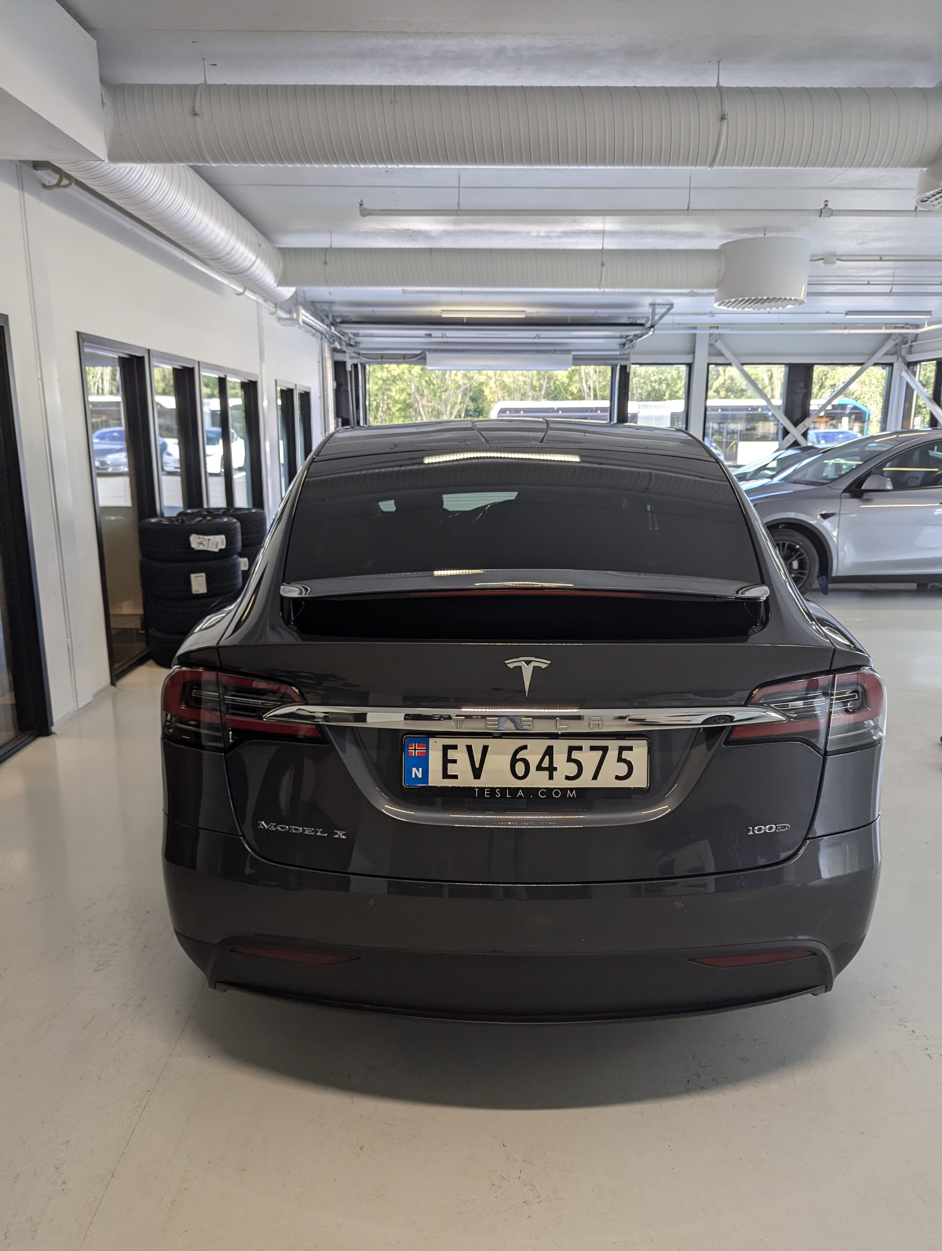 Tesla Model X Long Range med GPS