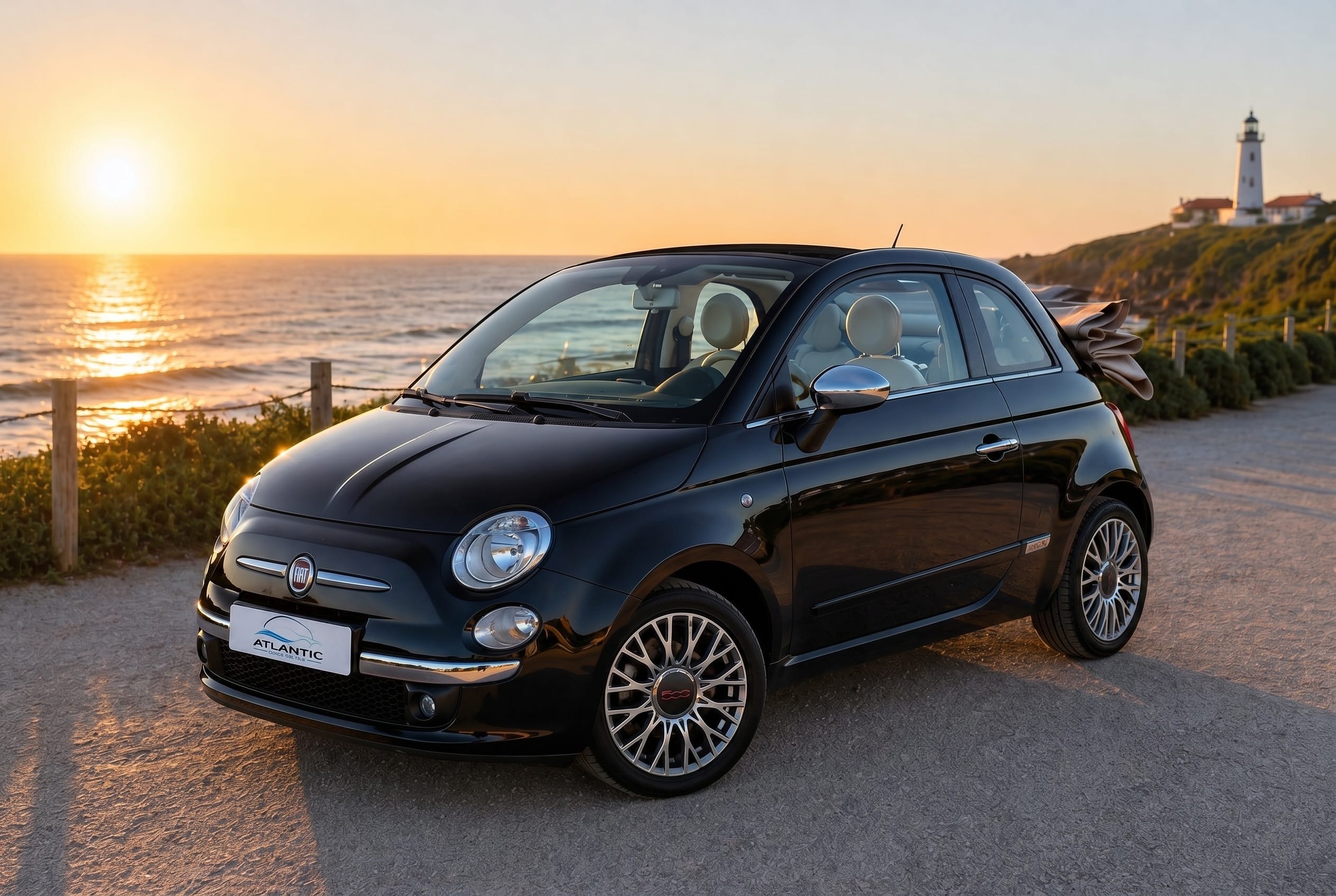 Fiat 500 C Cabriolet • Clim • Aéroport Biarritz, 2013, Essence 95
