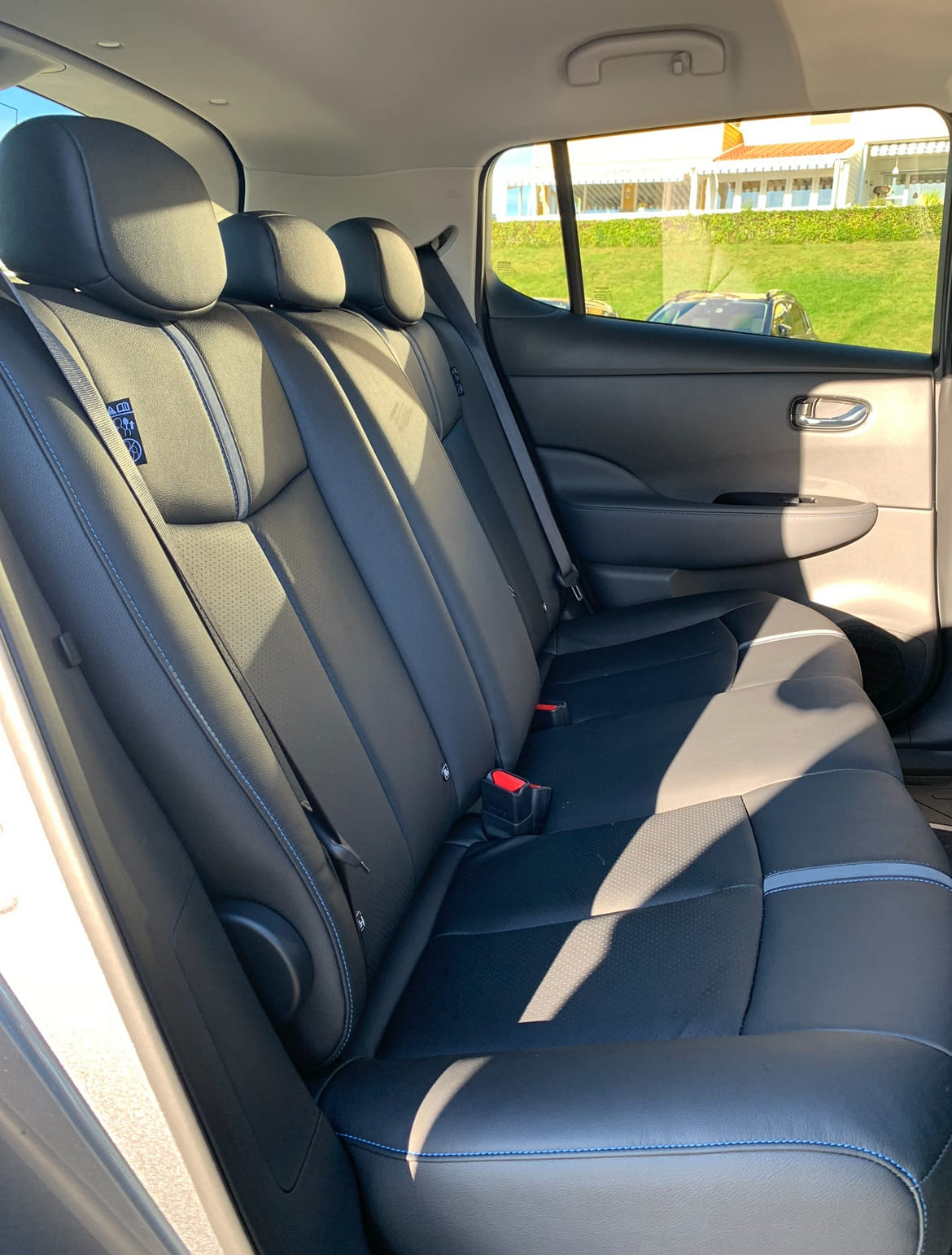 Nissan Leaf with Baby seat