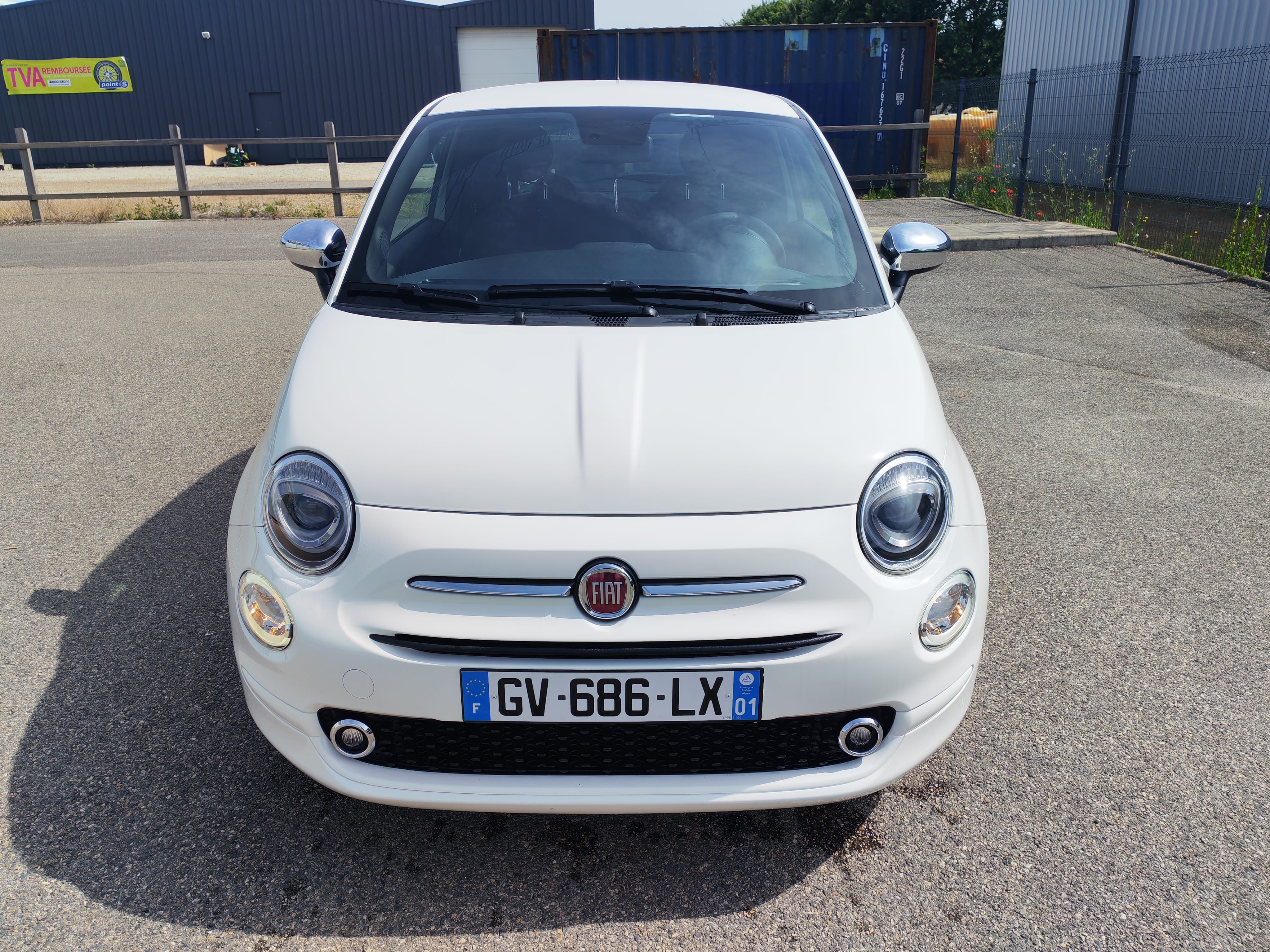 Fiat 500 avec Siège bébé
