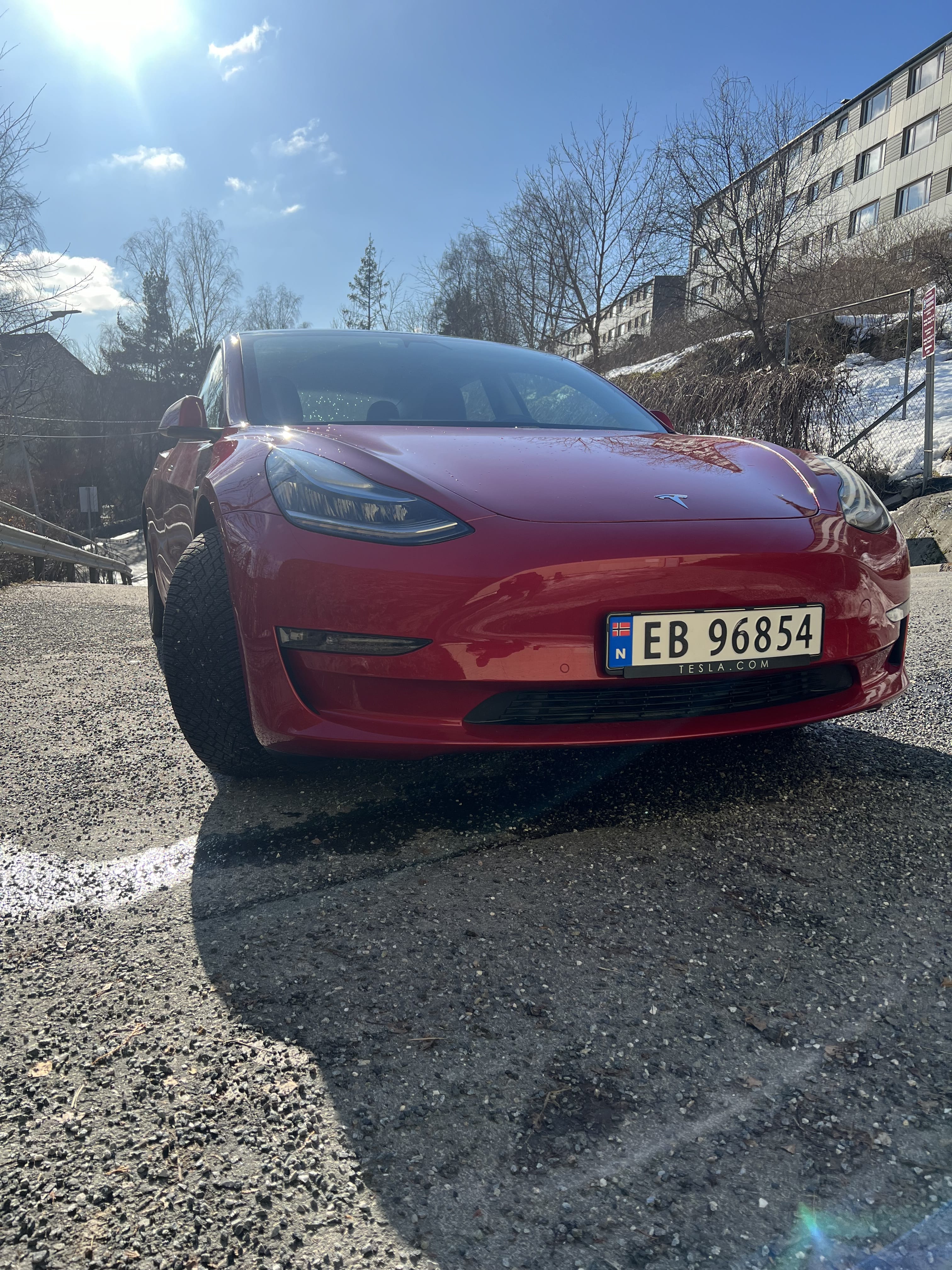 Tesla Model 3 Long Range med Cruisekontroll