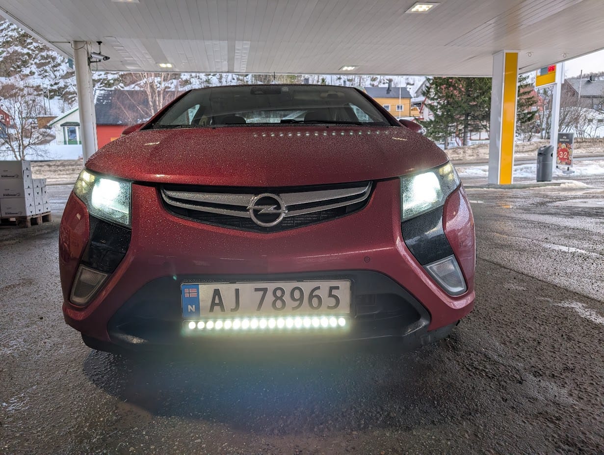 Opel Ampera med Cruisekontroll