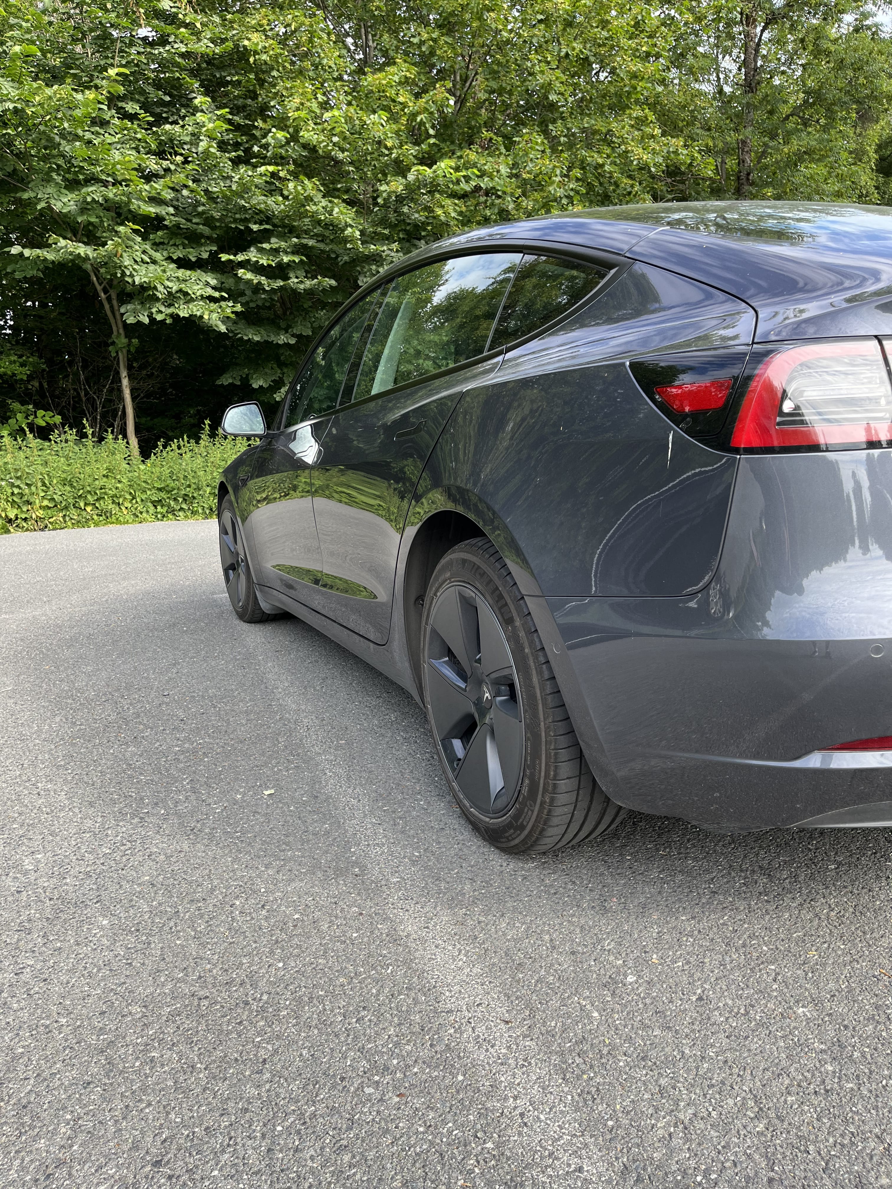 Tesla Model 3 med Cruisekontroll