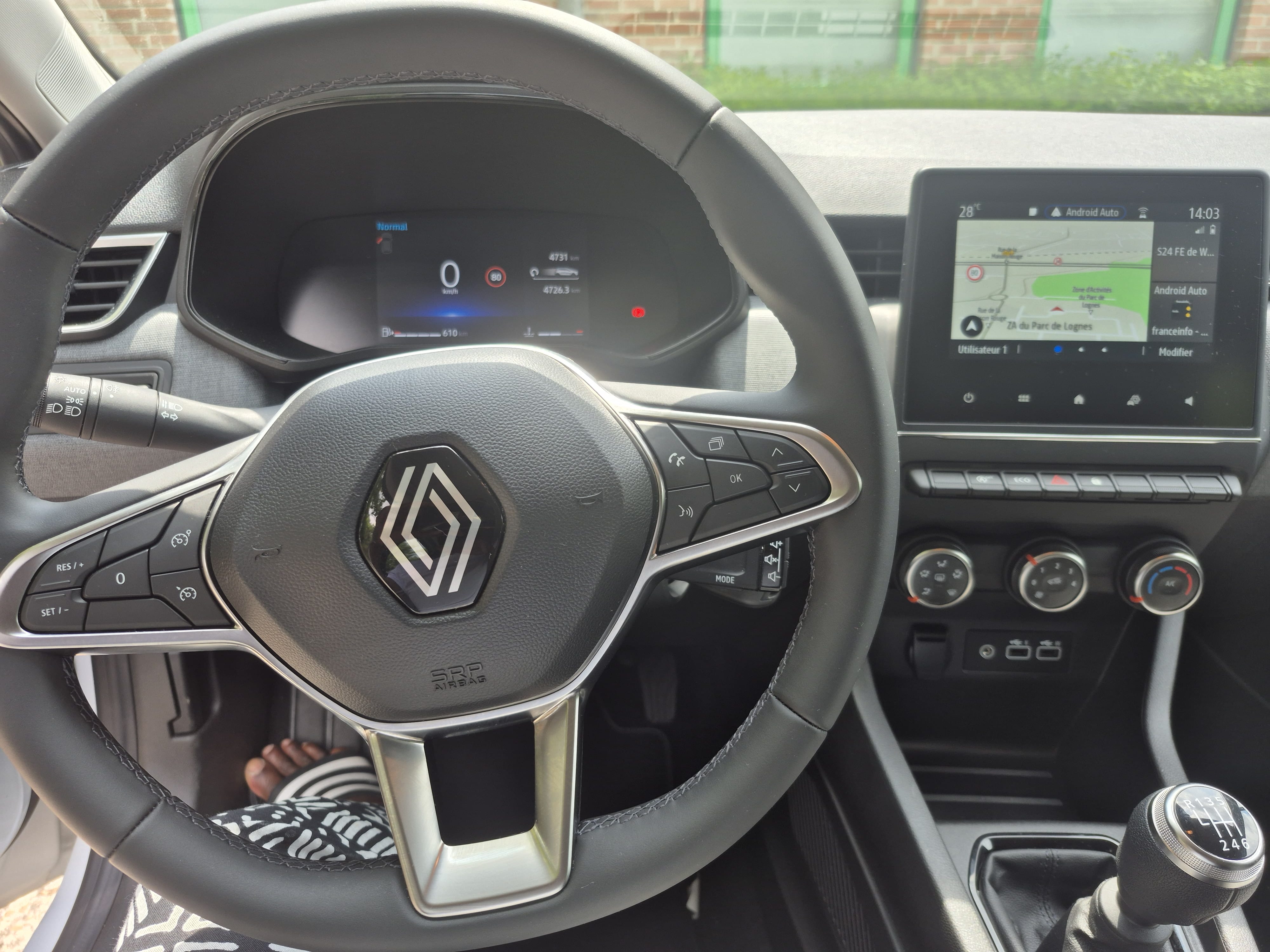 Renault Clio avec GPS
