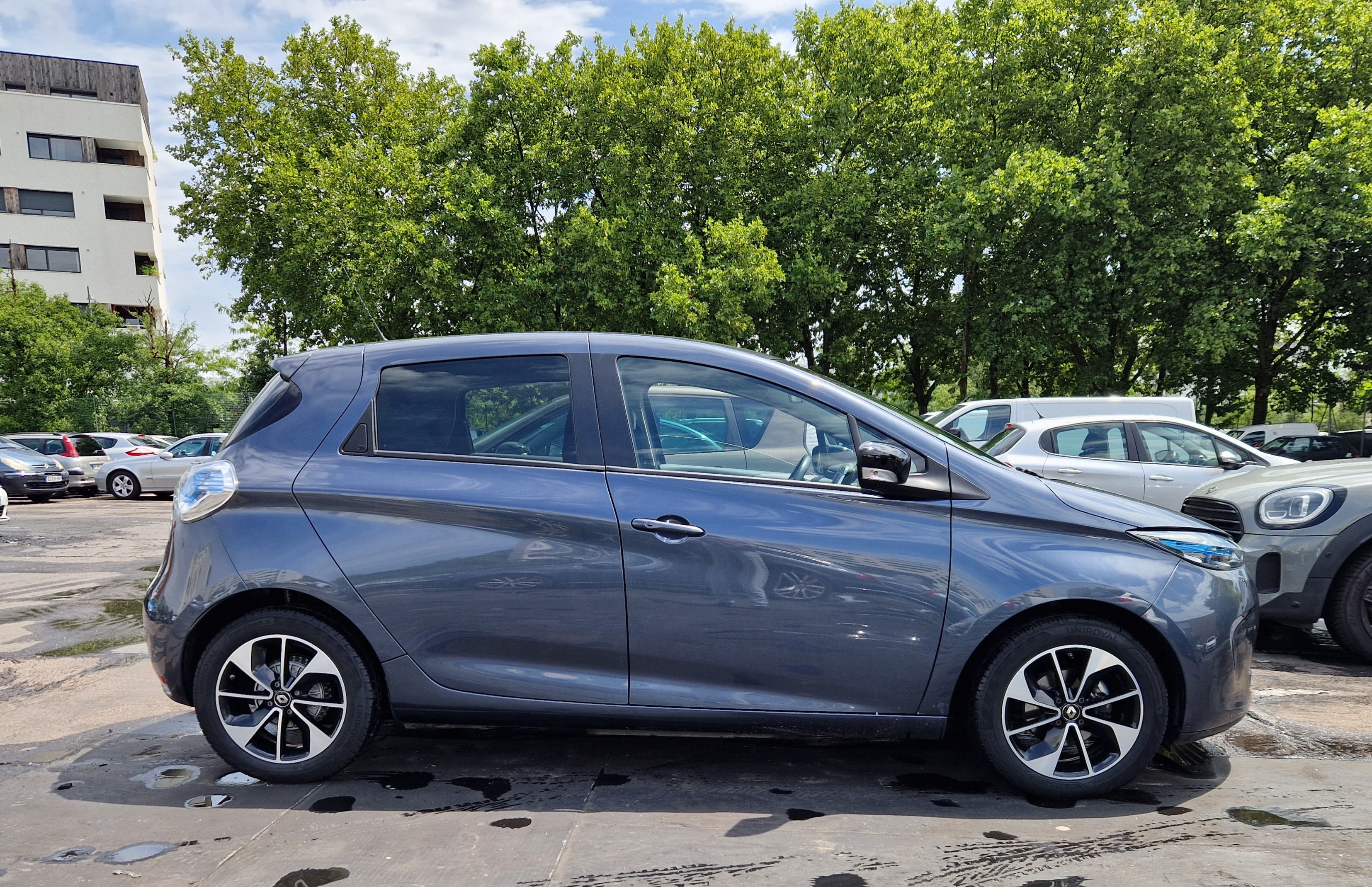 Renault ZOE avec Pneus neige