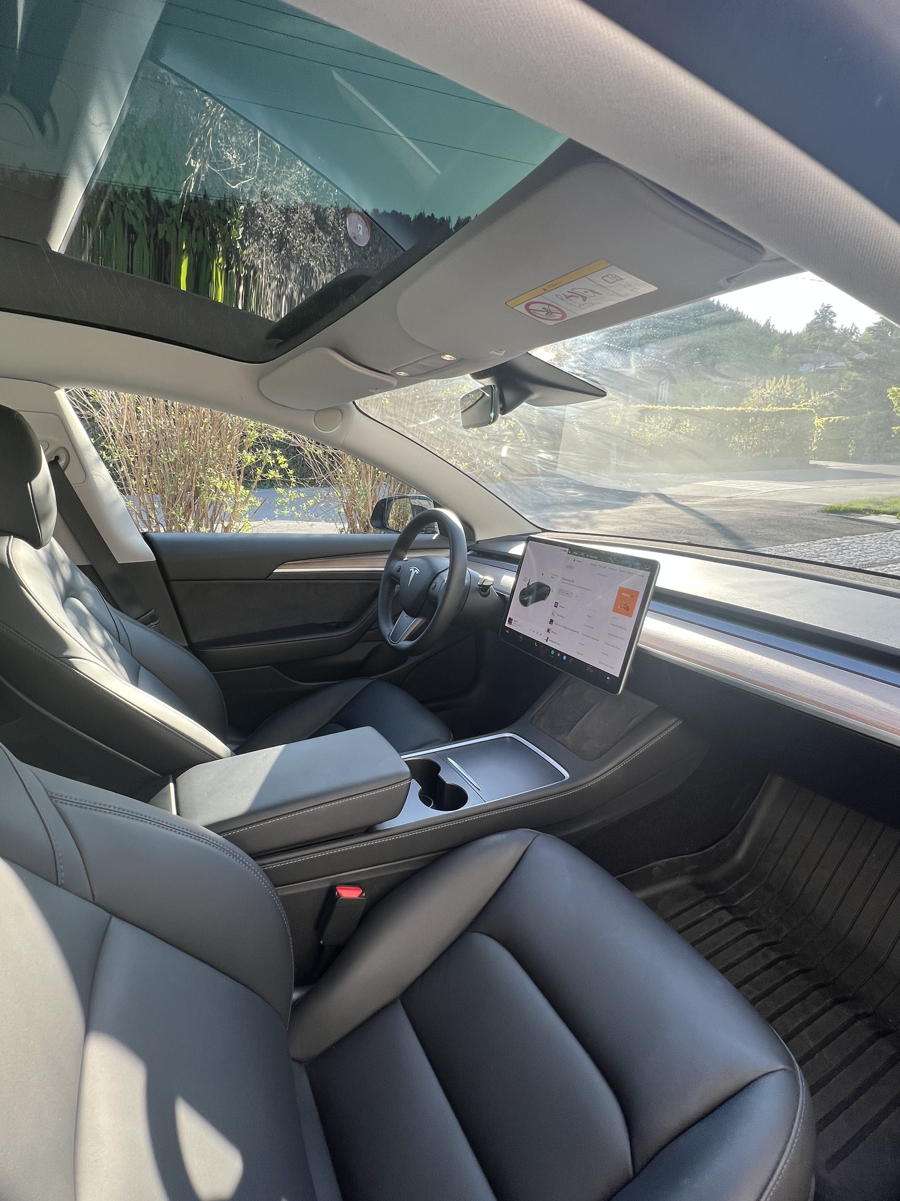 Tesla Model 3 med Cruisekontroll