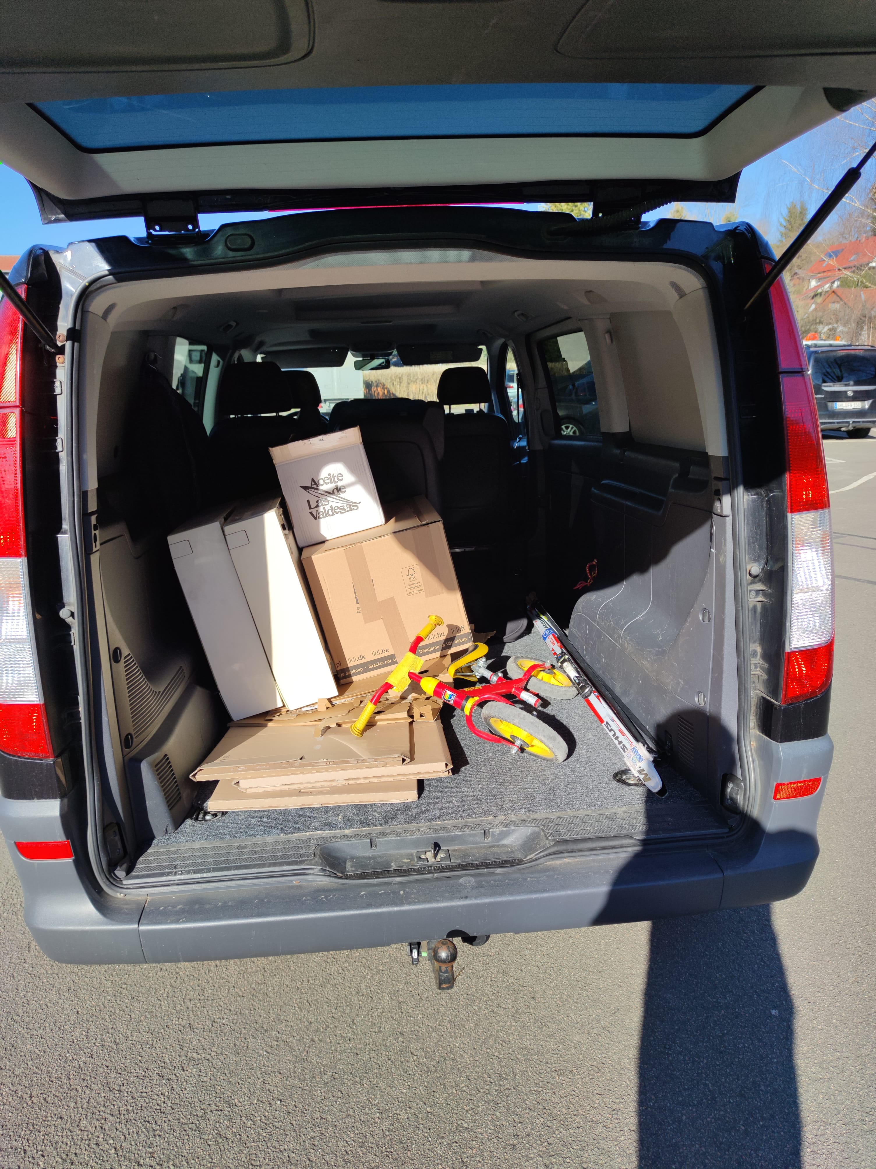 Mercedes Vito mit Anhängerkupplung